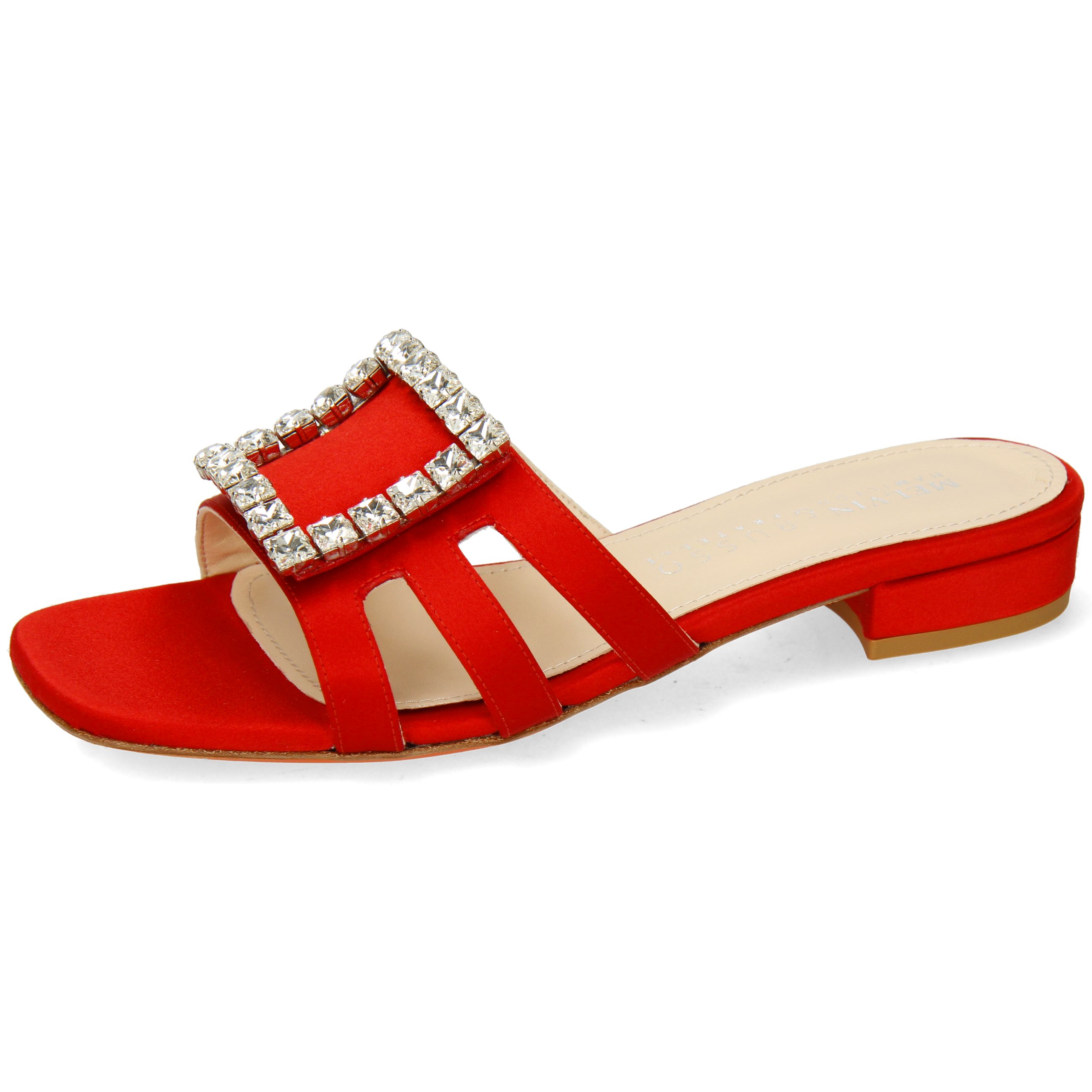 Eugenie 1 Satin-Pantoletten für Damen Pantolette