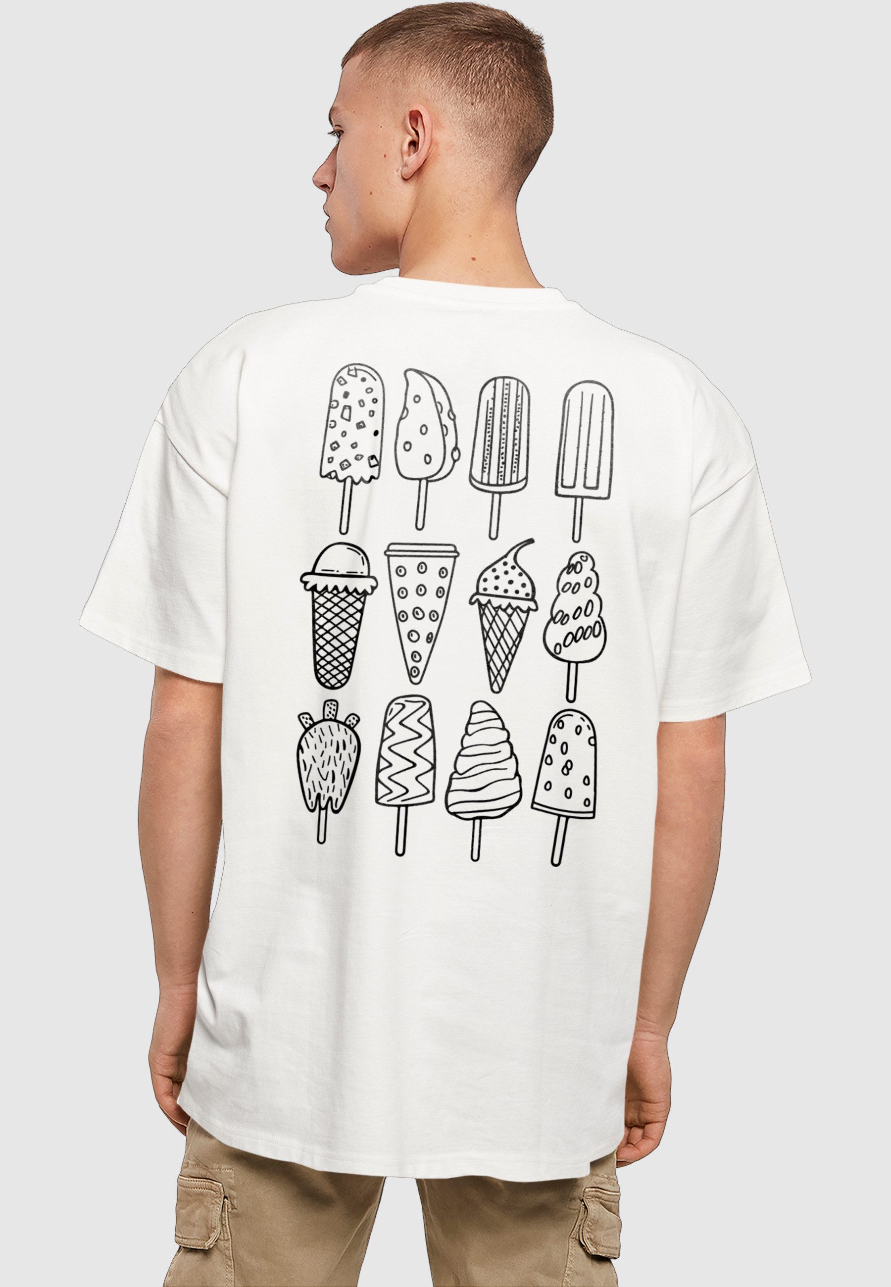Merchcode T-Shirt Merchcode Ice Cream Oversized T-shirt (1-tlg)