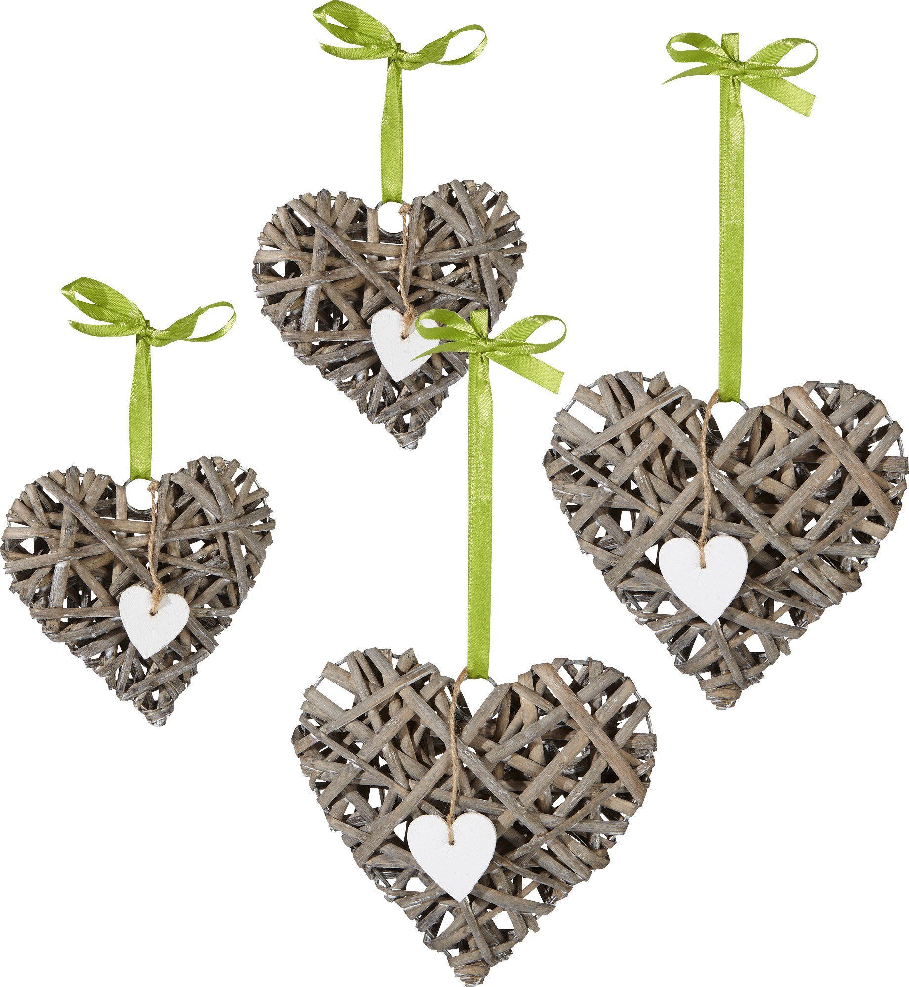Dekohänger Deko-Hänger "Herz" 4er-Set