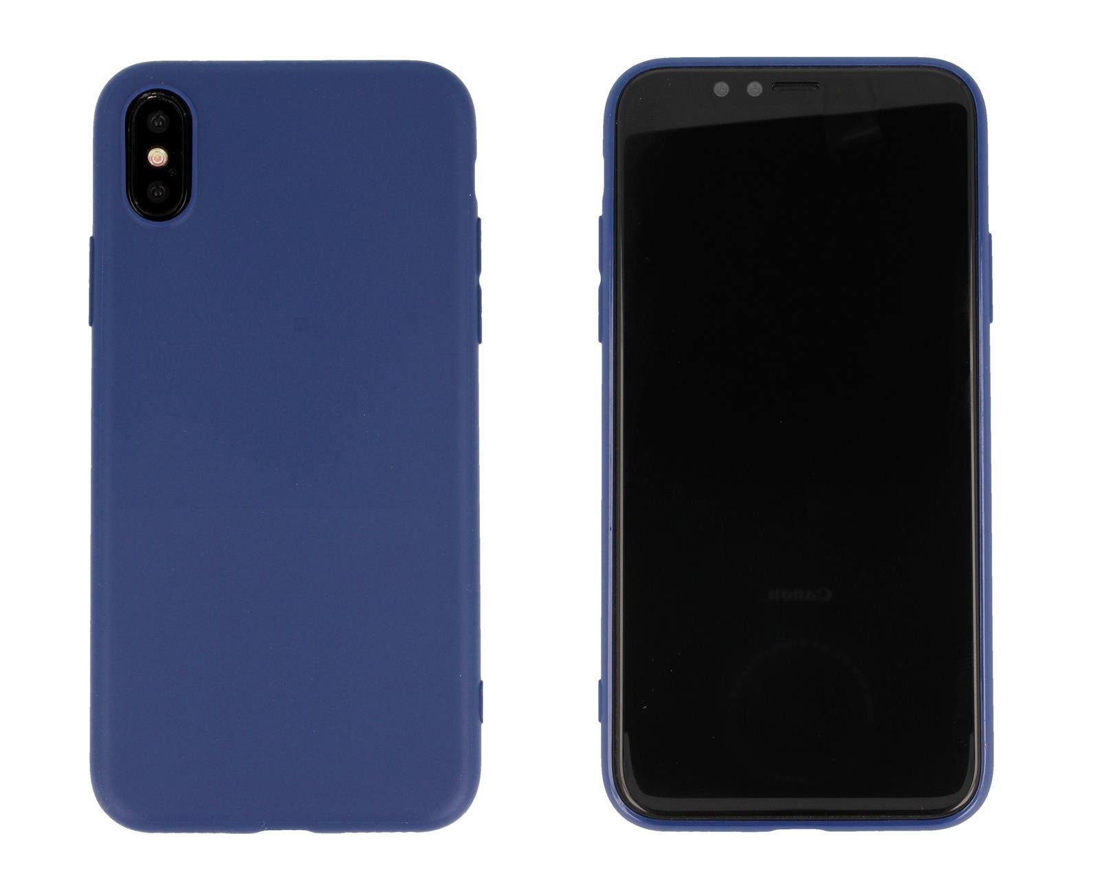 Handyhülle Hülle für Apple iPhone X/Xs Handyhülle Silikon Tasche Case Cover Blau