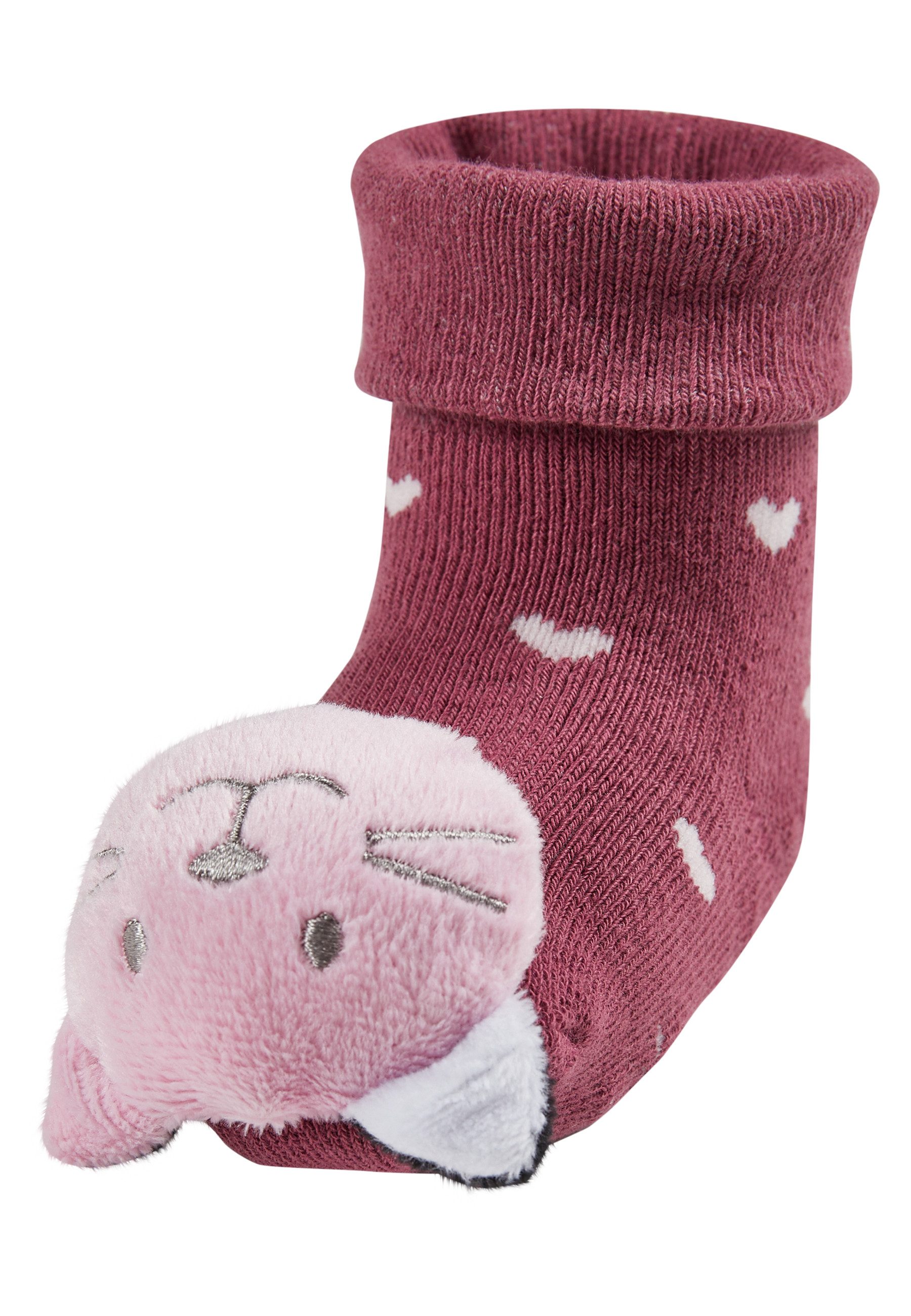 Sterntaler® Rasselsocke Baby Rasselsocken Katze