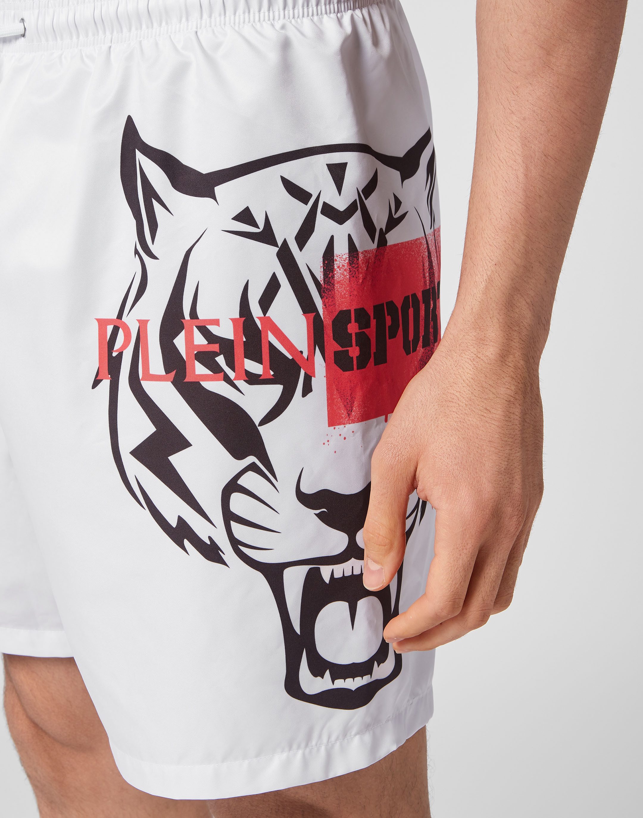 PLEIN SPORT Badehose Tiger