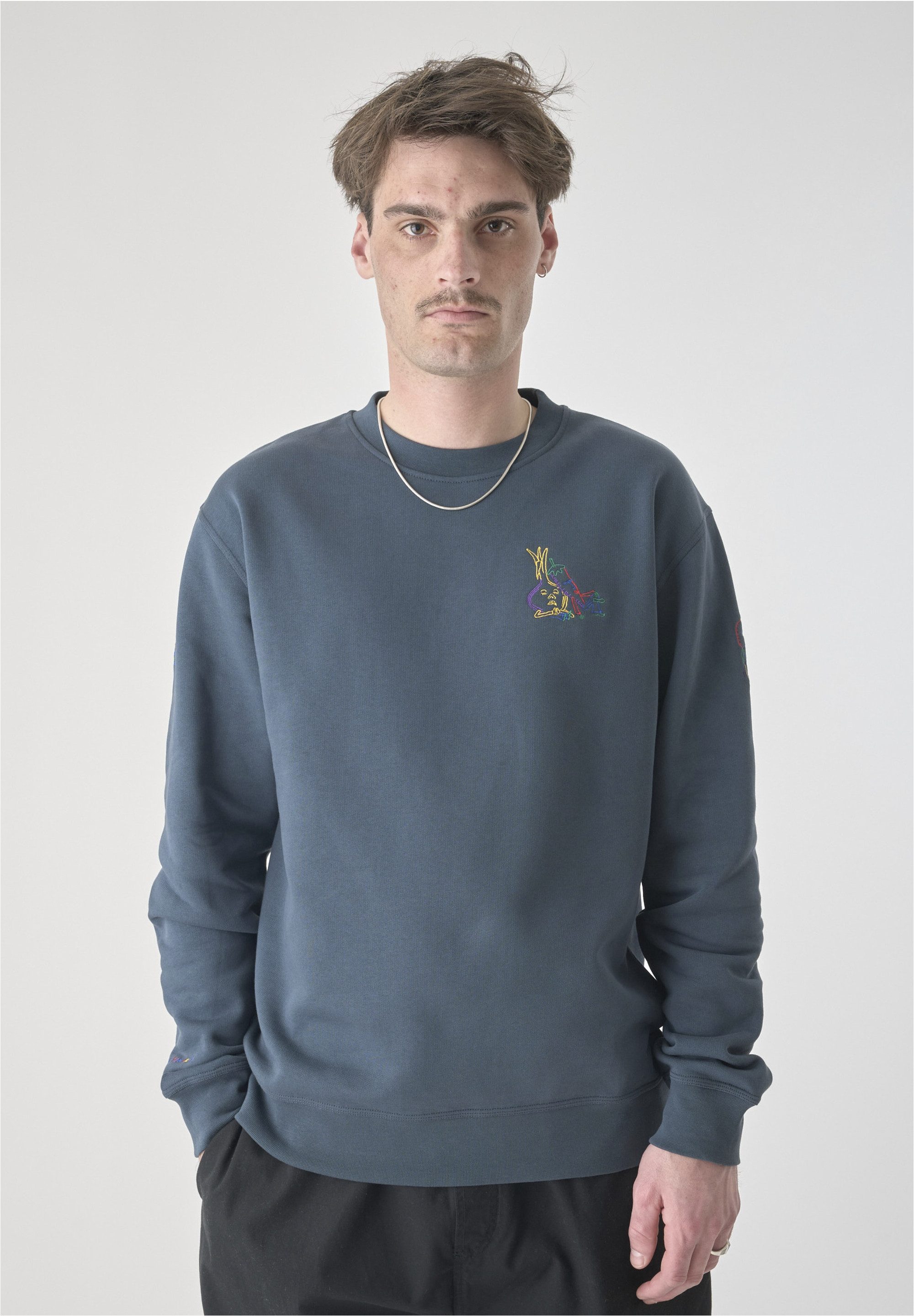 Cleptomanicx Sweatshirt Veggies mit lockerem Schnitt