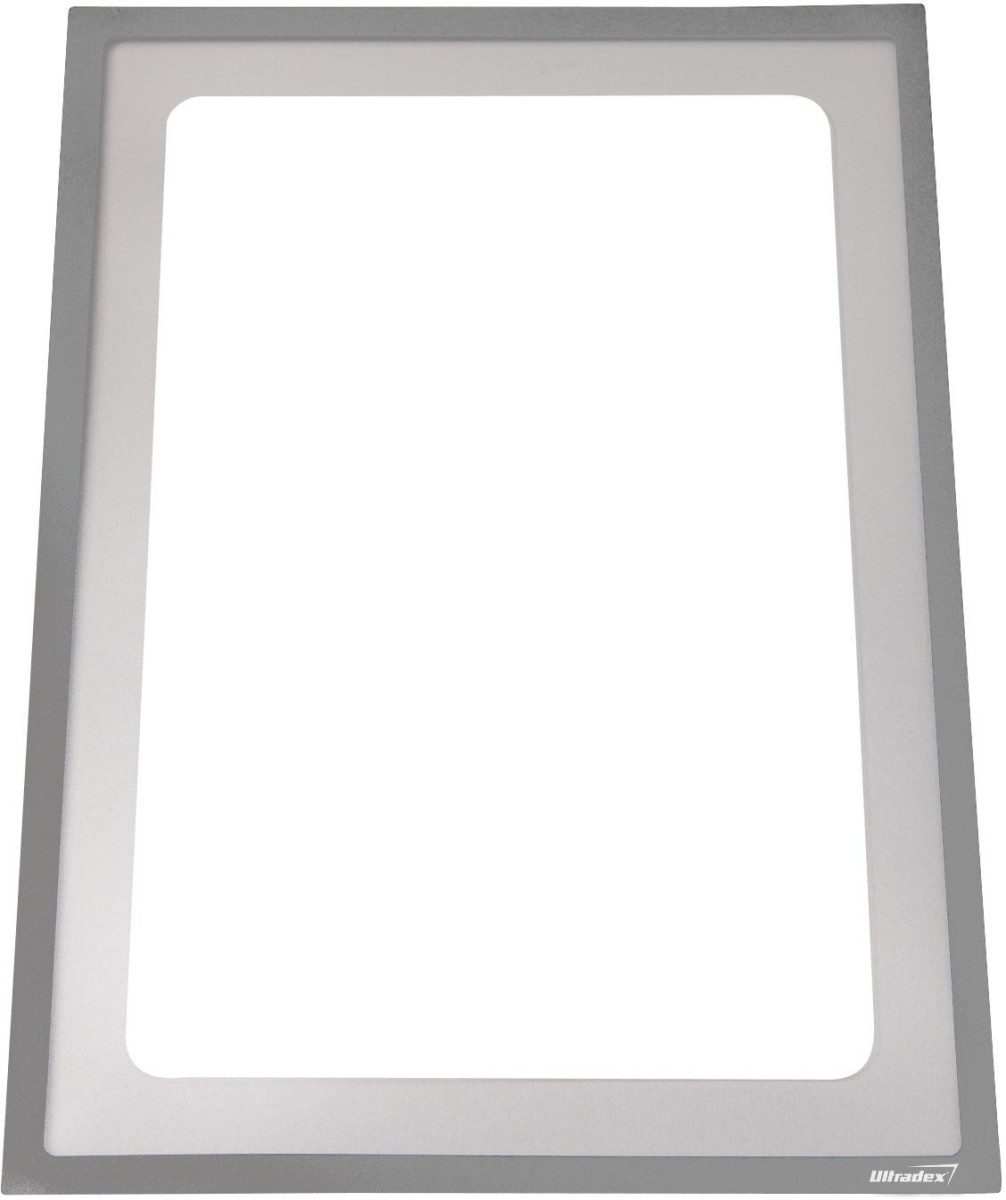 Fächermappe Infotasche magnetisch für DIN A4 312x225mm VE=1 Stück silber.