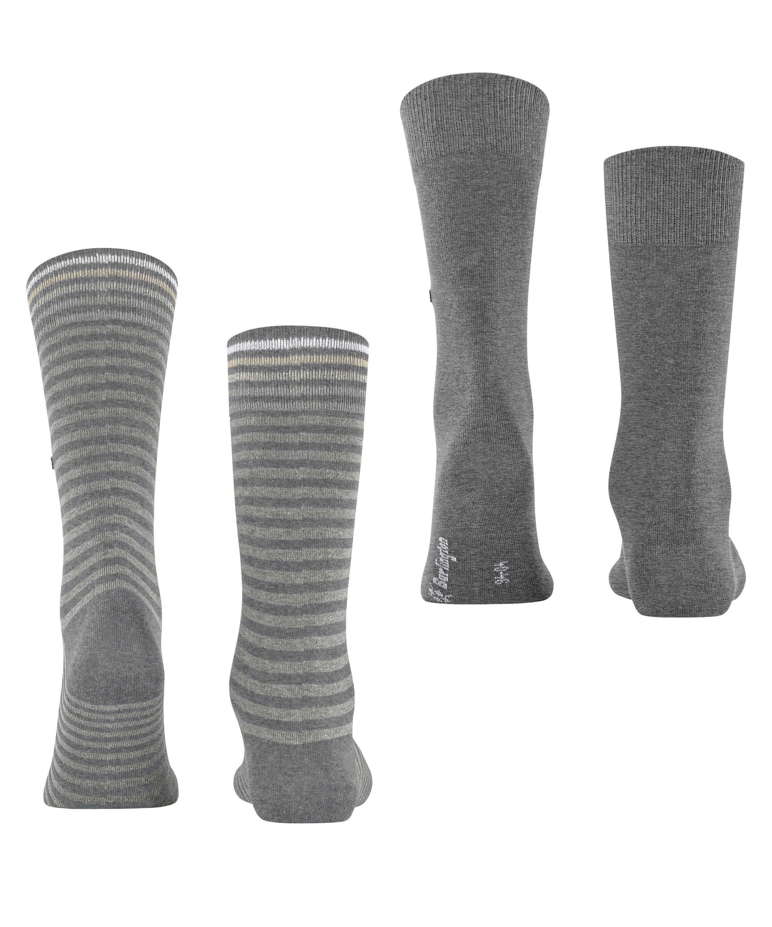 Burlington Socken Burlington Everyday Stripe 2-Pack Herren (2-Paar)
