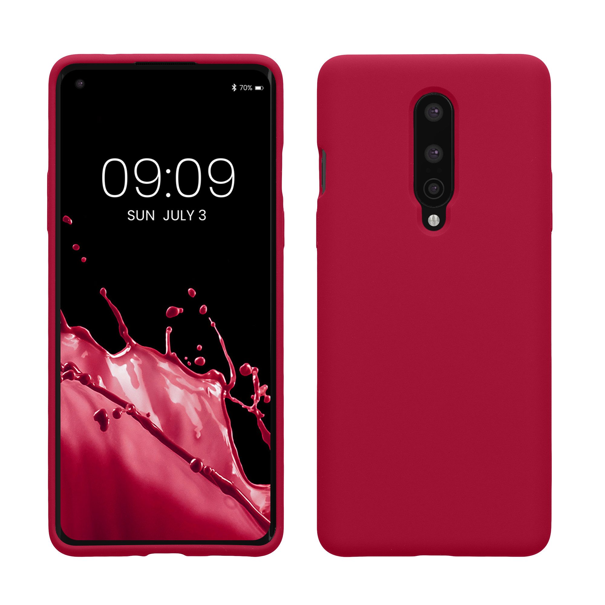 kwmobile Handyhülle Handyhülle für OnePlus 8 (2020) Hülle, Weiches Handy Silikon Case - Schutzhülle Cover