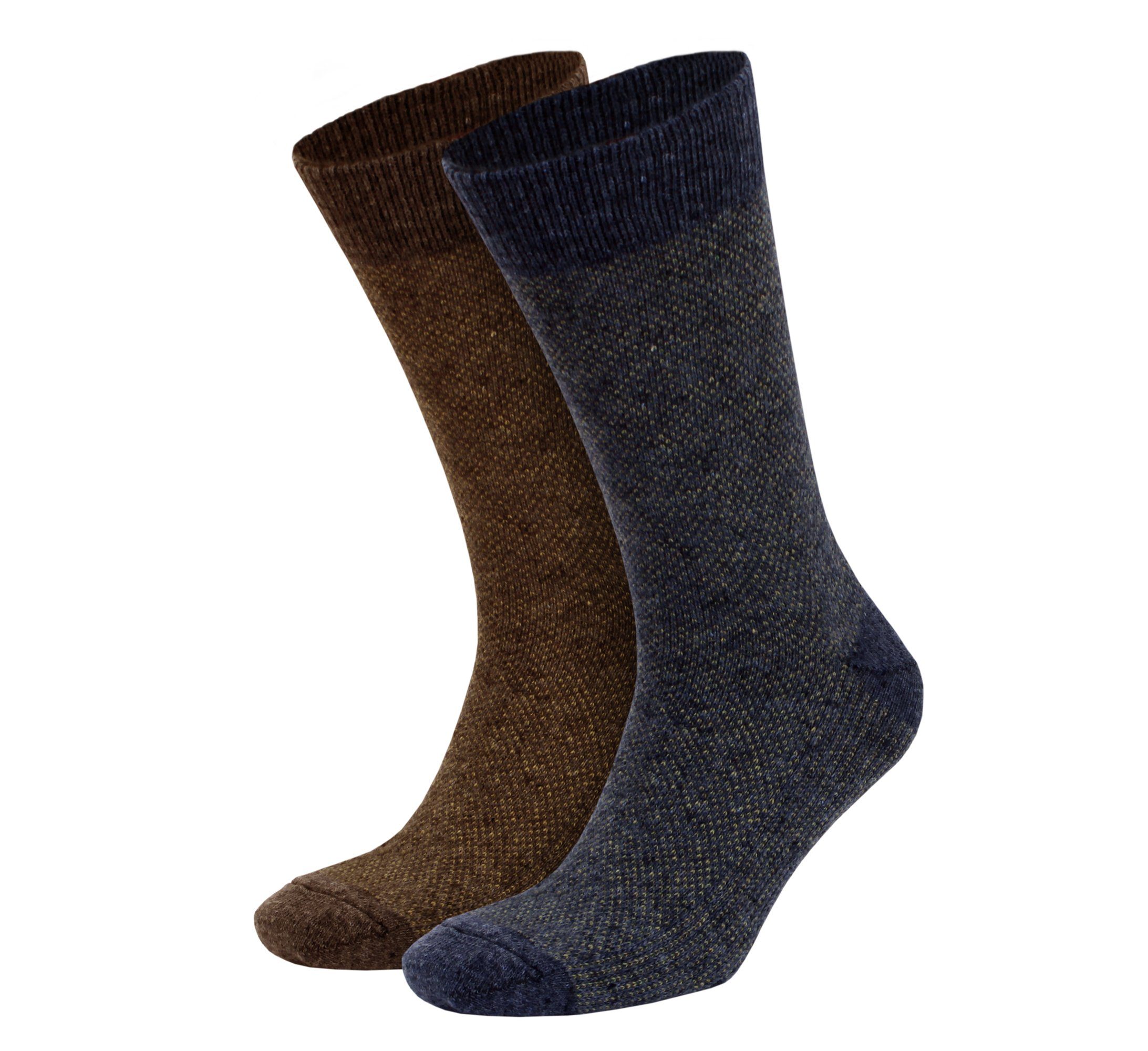 Wollsocken 2-Paar, Herren Herren Warme EU 40-44 Norwegersocken Asorti-2 Socken, (Beutel, Größe) Arbeitssocken Herren NoblesBox