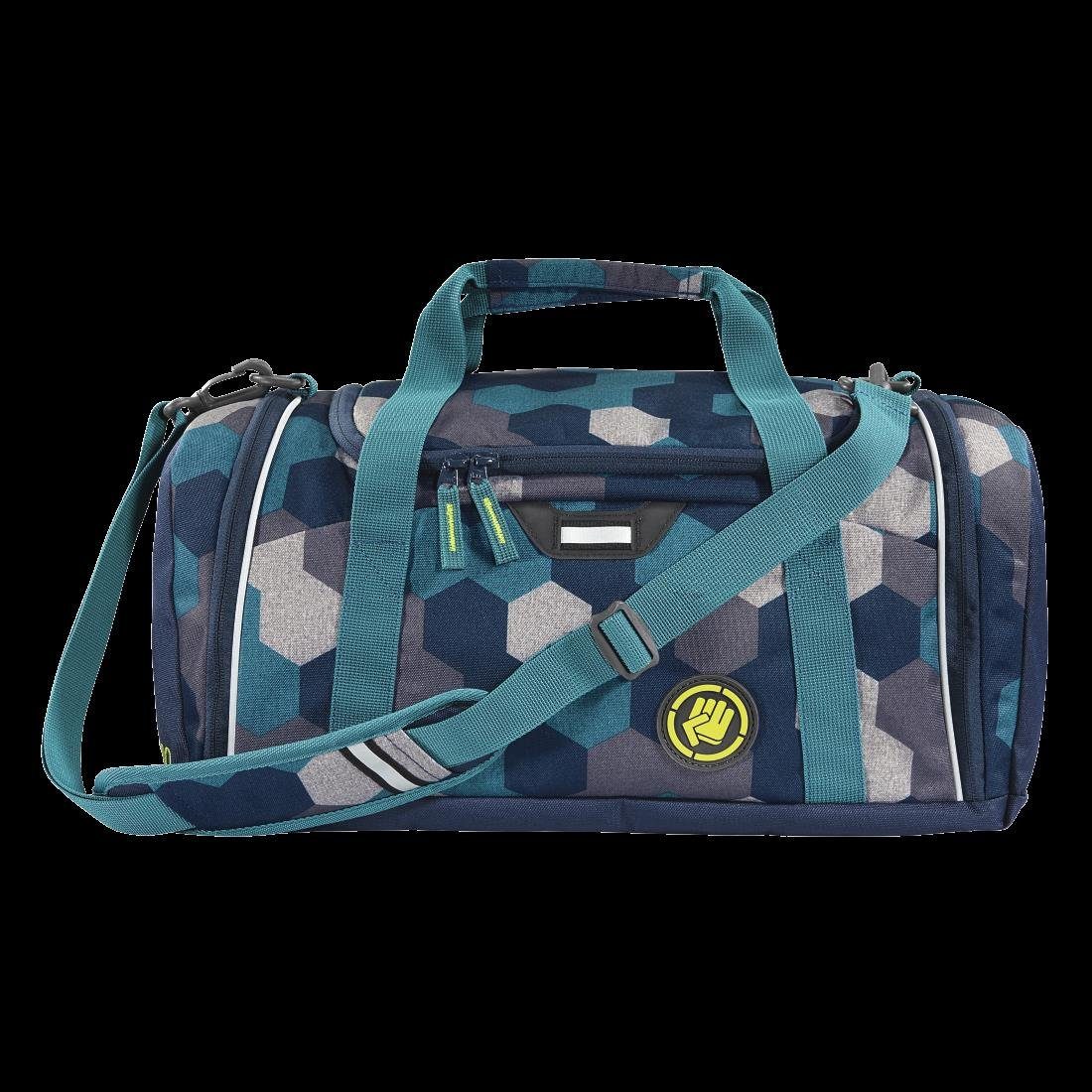 coocazoo Sporttasche Coocazoo Sporttasche "SporterPorter", Blue Geometric Melange