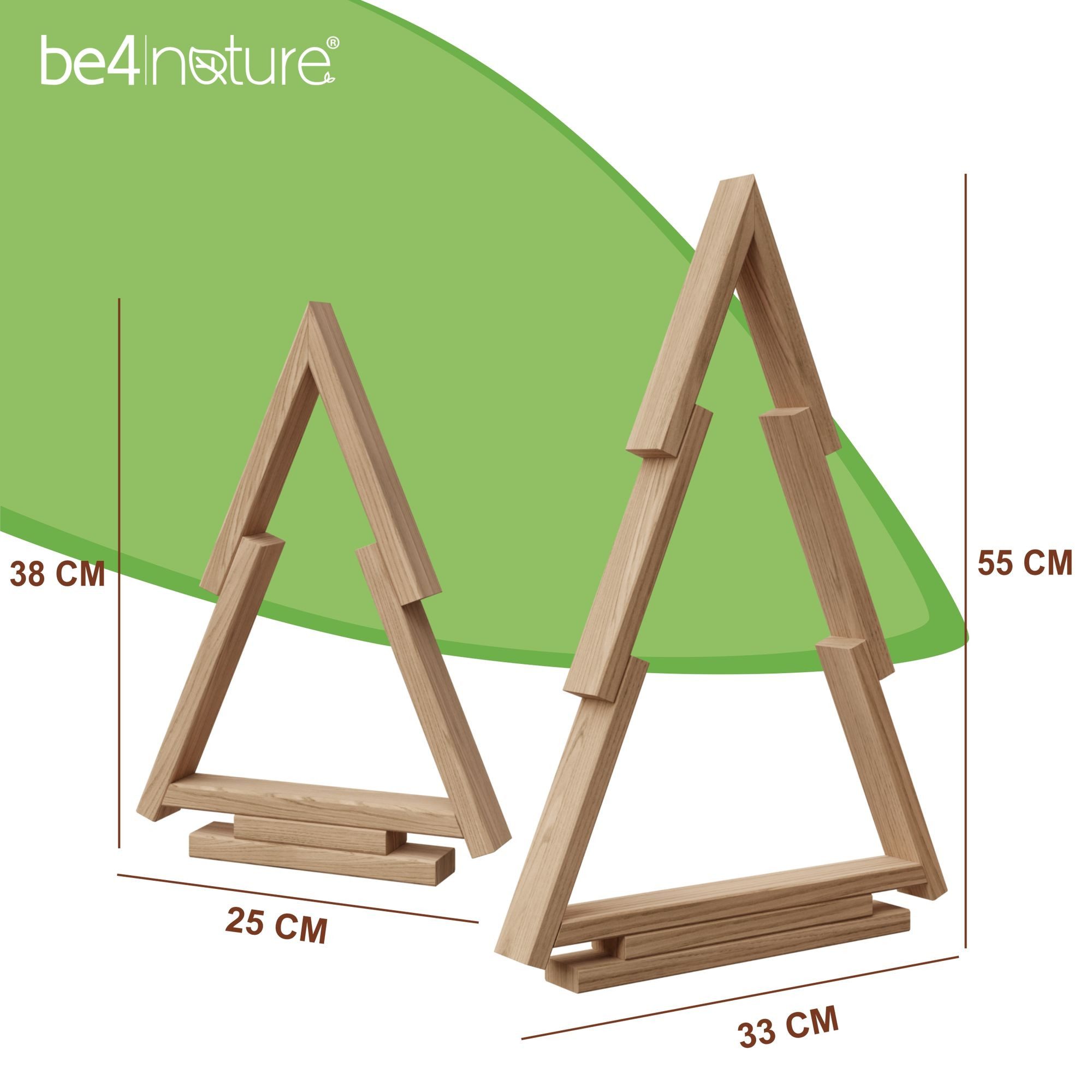 be4nature Osterfigur, Holz-Weihnachtsbaum Set 2 Stück, günstig online kaufen