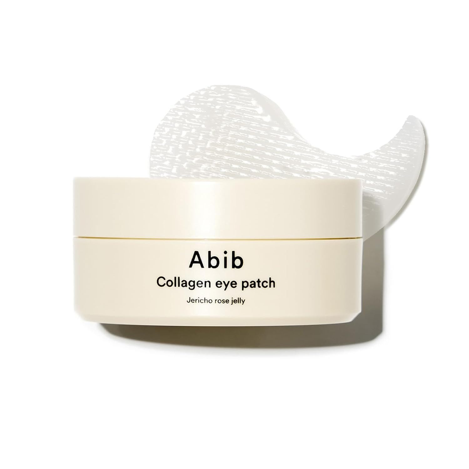 Abib Augenpads Collagen Eye Patch Jericho Rose Jelly – feuchtigkeitsspendende, Hydrogel-Augenpads, Kollagen, Hyaluronsäure & Koffein – glättet, feine Linien, mildert Schwellungen & dunkle Augenringe – für müde Haut