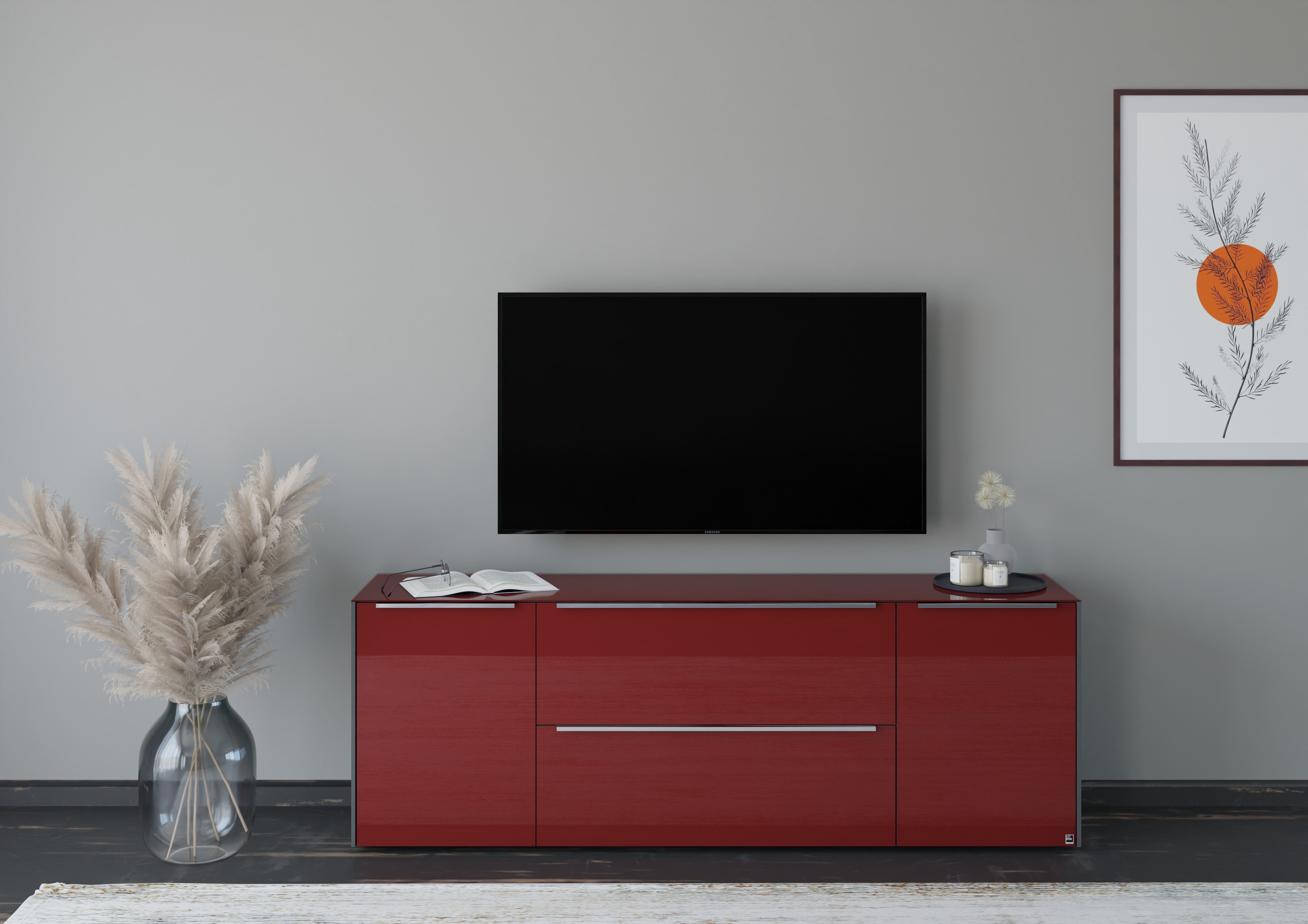 set one by Musterring Lowboard Reno (1 St), Mit Gleitern und in verschiedenen Farben erhältlich