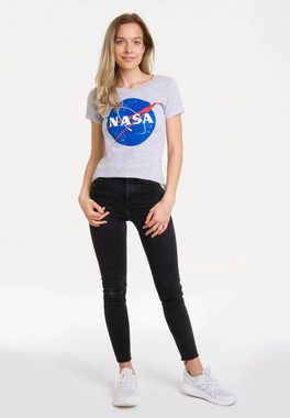 LOGOSHIRT T-Shirt NASA mit lizenziertem Print