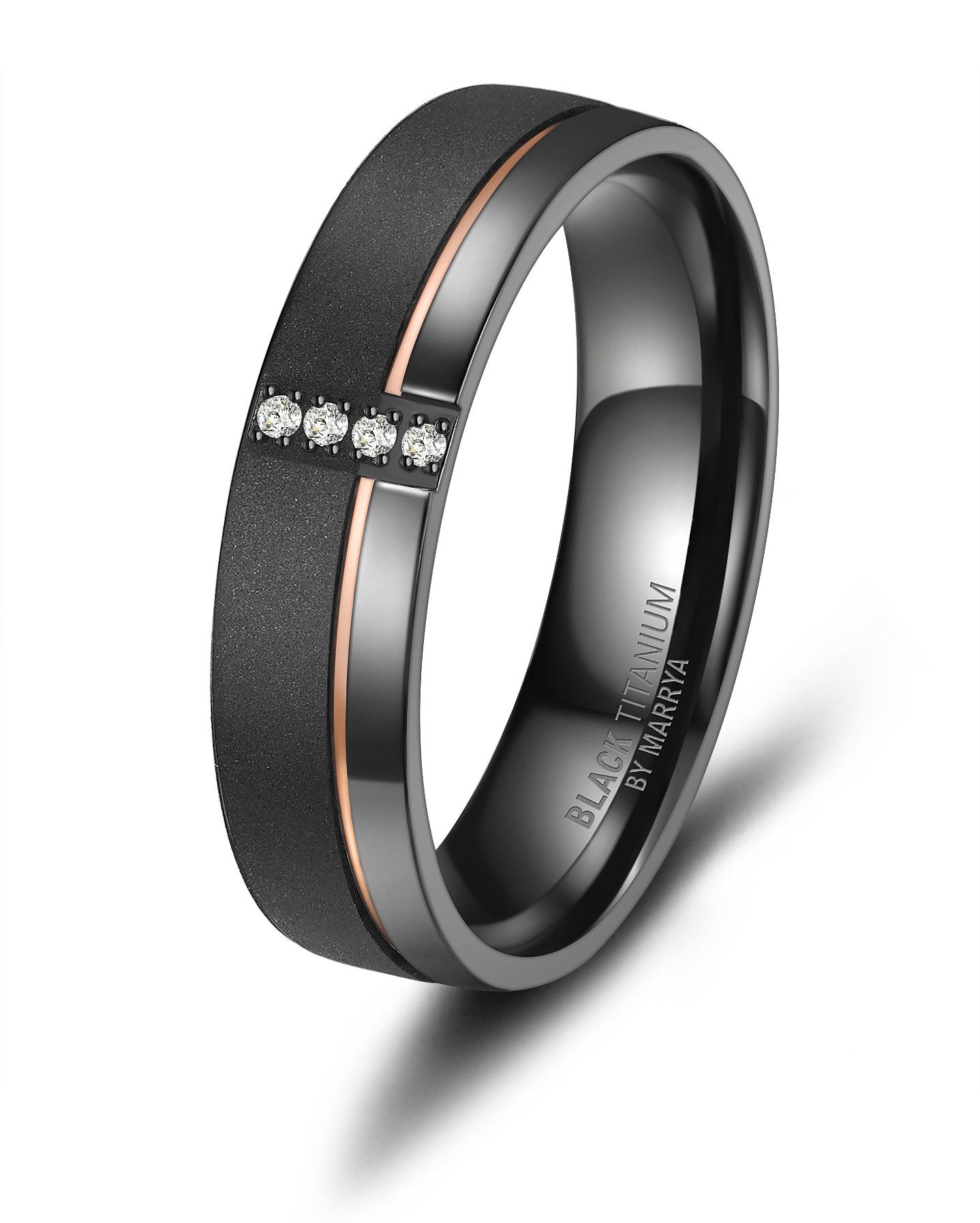 MARRYA Verlobungsring BLACK TITANIUM by MARRYA günstig online kaufen