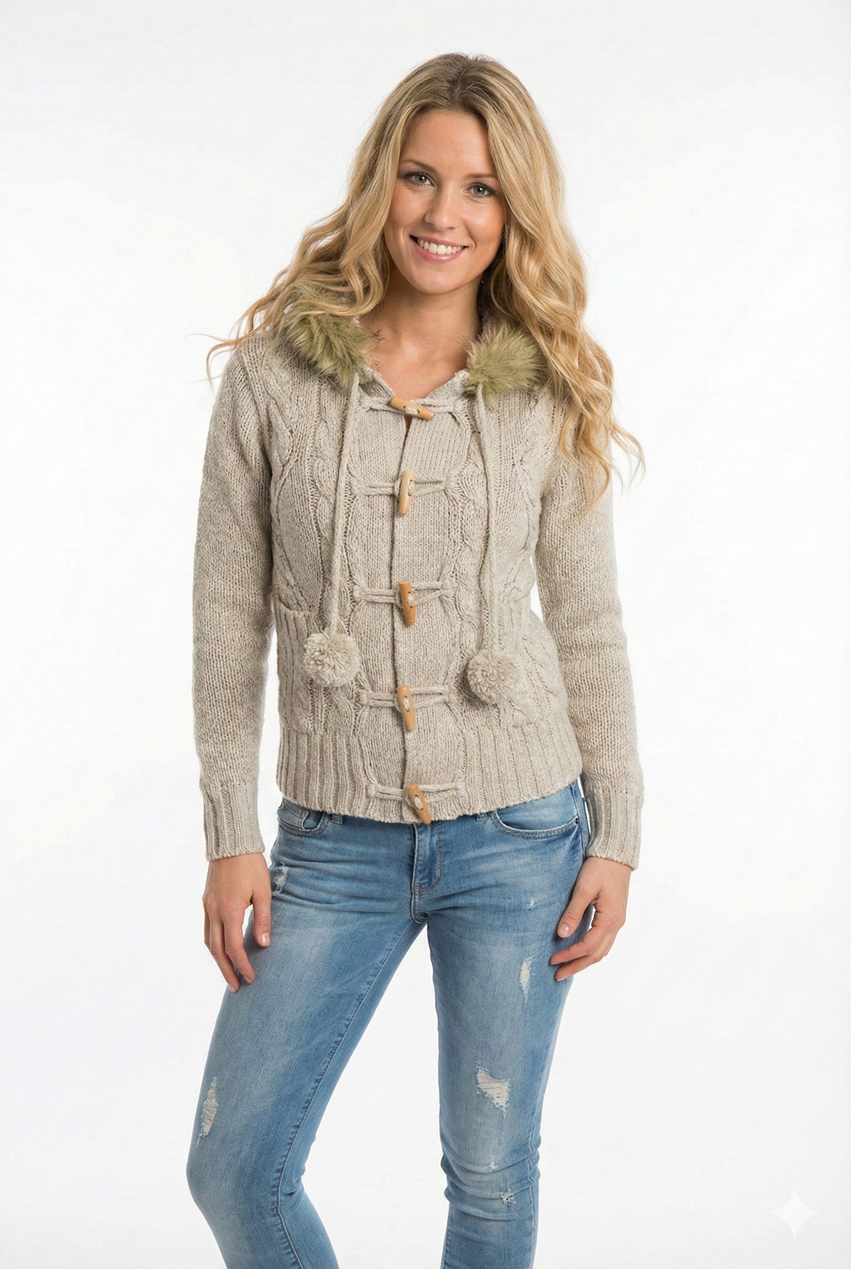 Rock Angel Kapuzenstrickjacke Strickjacke 262ARS günstig online kaufen