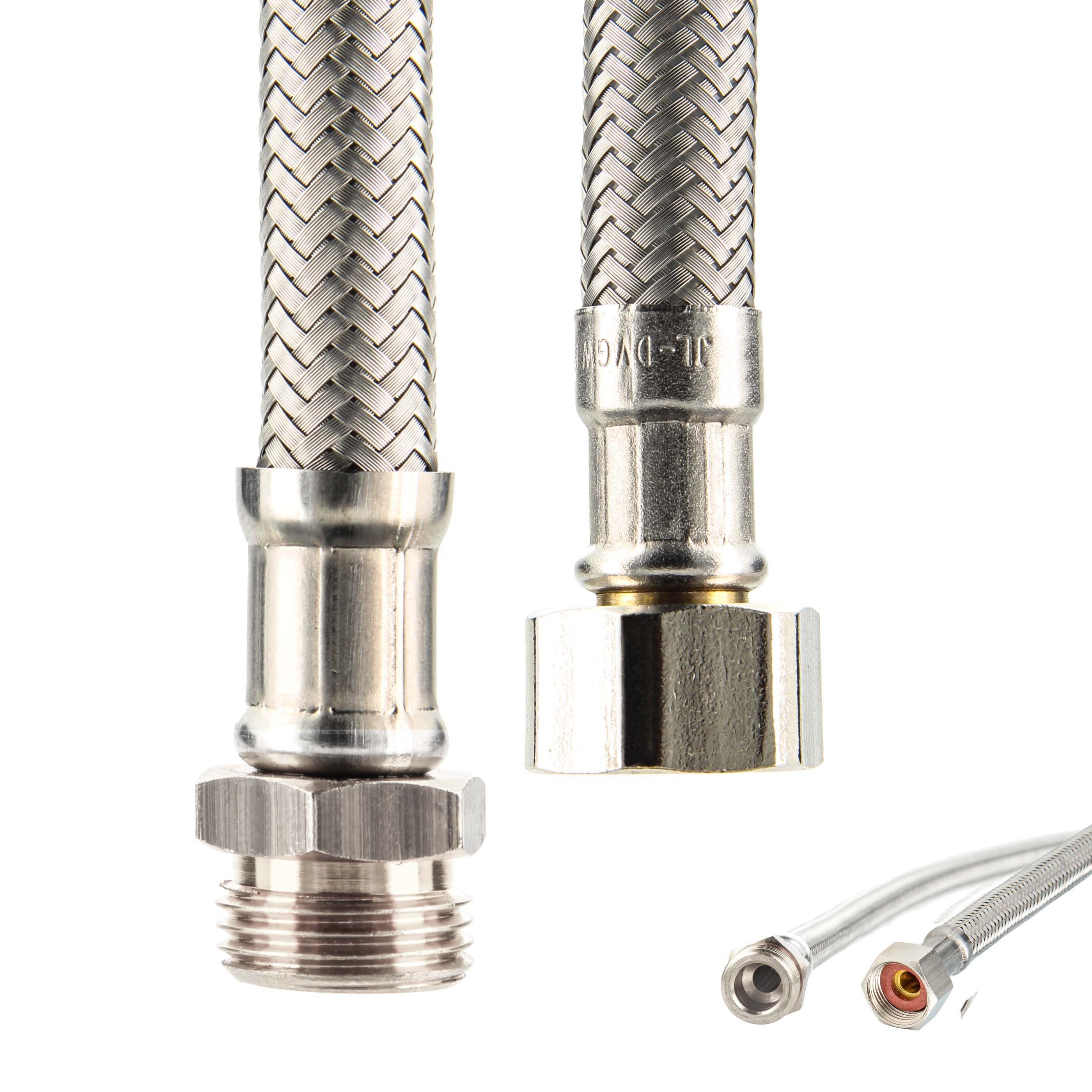 tecuro Flexschlauch DN 8 Verbindungsschlauch IG x AG - für Сантехникаinstallation KTW-A-DVGW