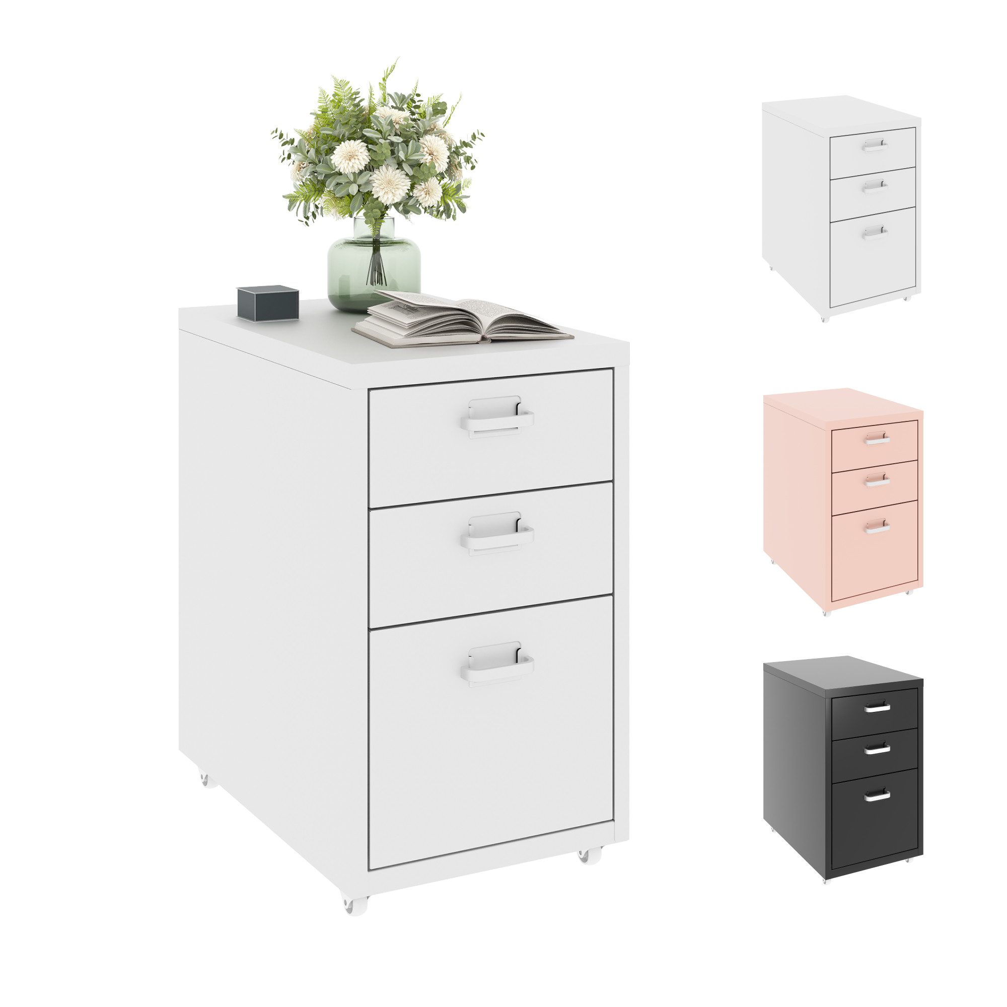 FLEXISPOT Container Rollcontainer für Ihr Büro&Home-Office, 28x48x41 cm (mo günstig online kaufen