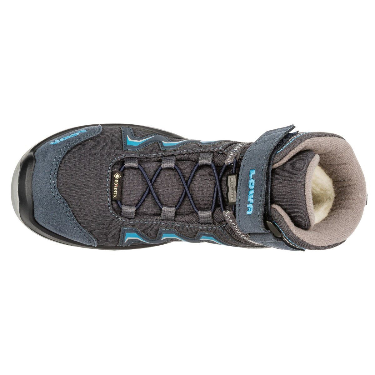 Lowa Winterschuhe Maddox Warm GTX Kid (wasserdicht) stahlblau Kinder Winterstiefel