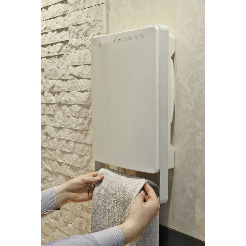 Steba Badschnellheizer Bad-Schnellheizer mit Design-Gehäuse 391800, Wandmontage möglich, Timer, Inkl. Staubfilter, Touchscreen, Display, I
