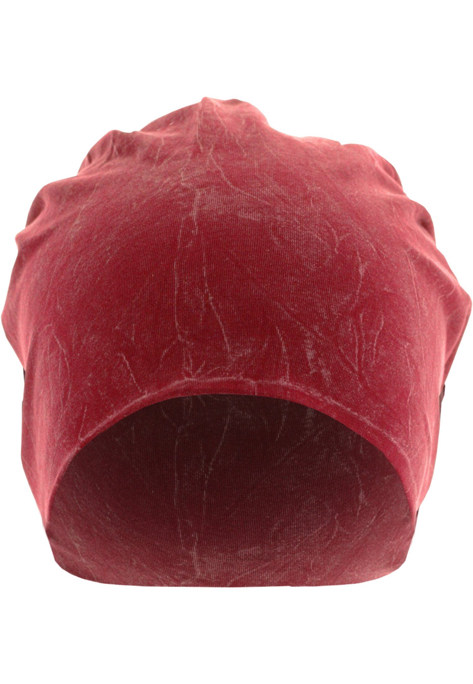 Stonewashed (1-St) MSTRDS maroon Beanie Jersey Accessoires Beanie
