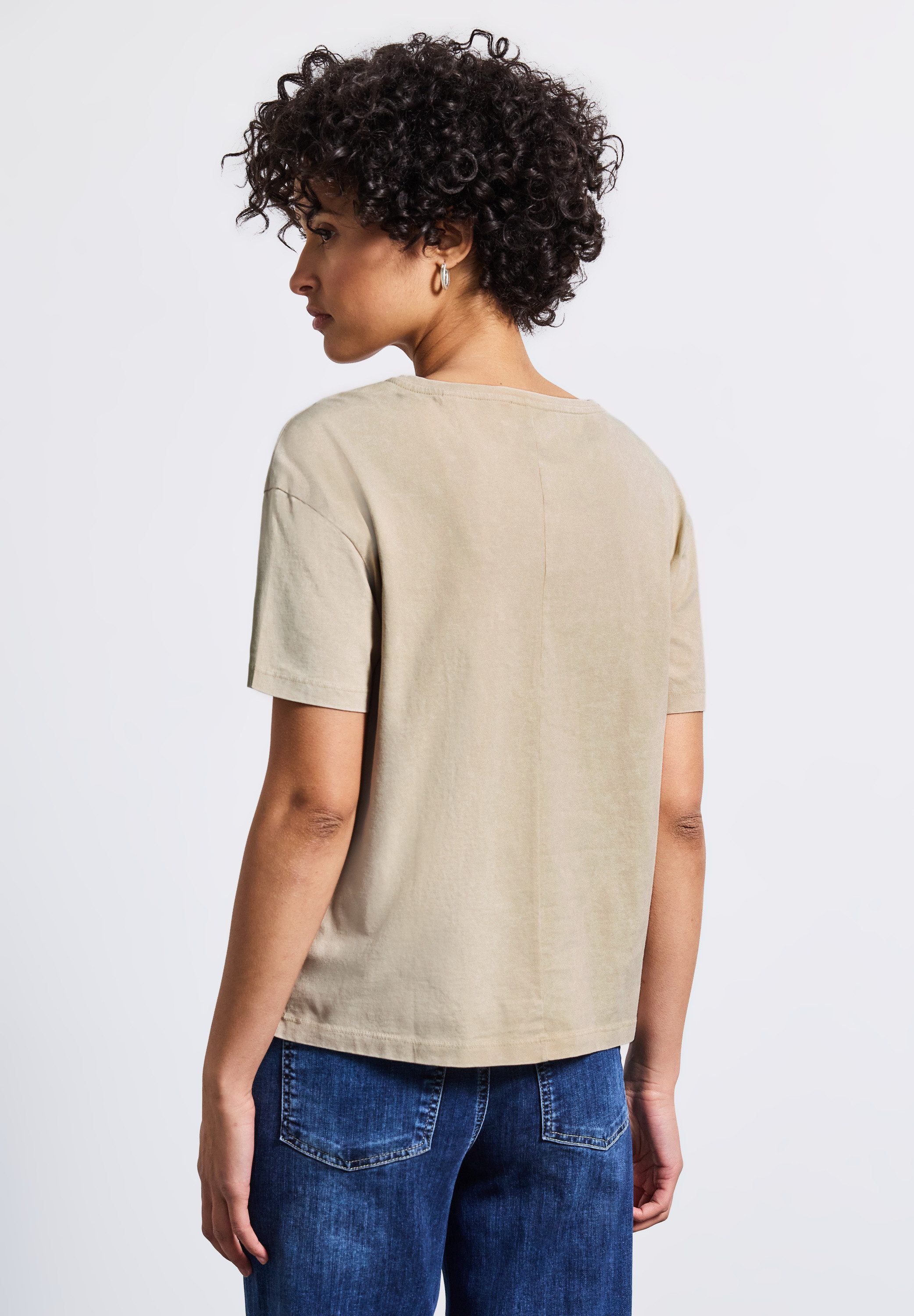 STREET ONE T-Shirt aus reiner Baumwolle günstig online kaufen
