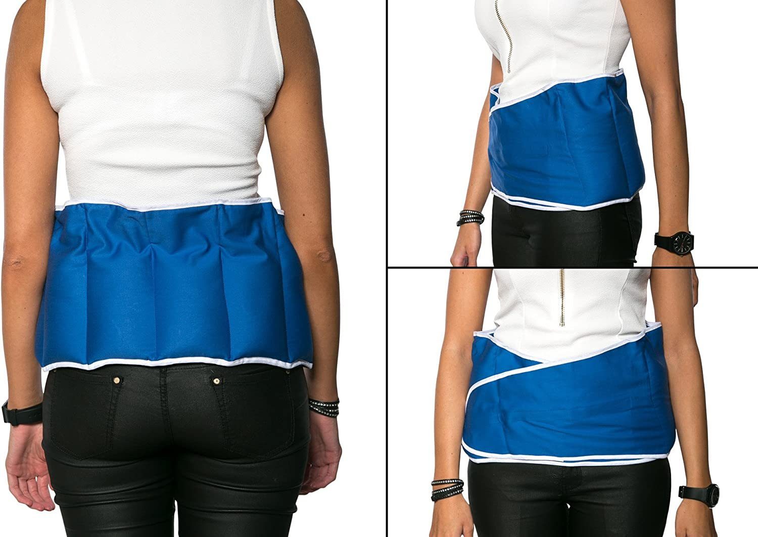 Giraffenland Wärmekissen Kirschkernkissen Gürtel mit Klettverschluss und Bio-Stoff, ca. 135cm, 100% Bio-Baumwolle