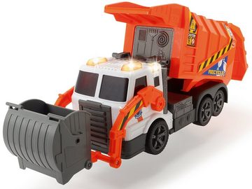 Dickie Toys Spielzeug-Müllwagen Action Series Garbage Truck, mit Licht und Sound