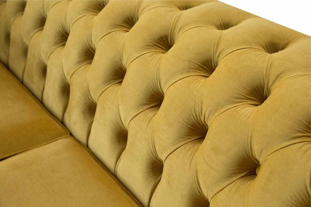 Made In Couch Europe 3 Chesterfield Sofa Sitz Sofa Möbel, Dreisitzer JVmoebel Design Luxus