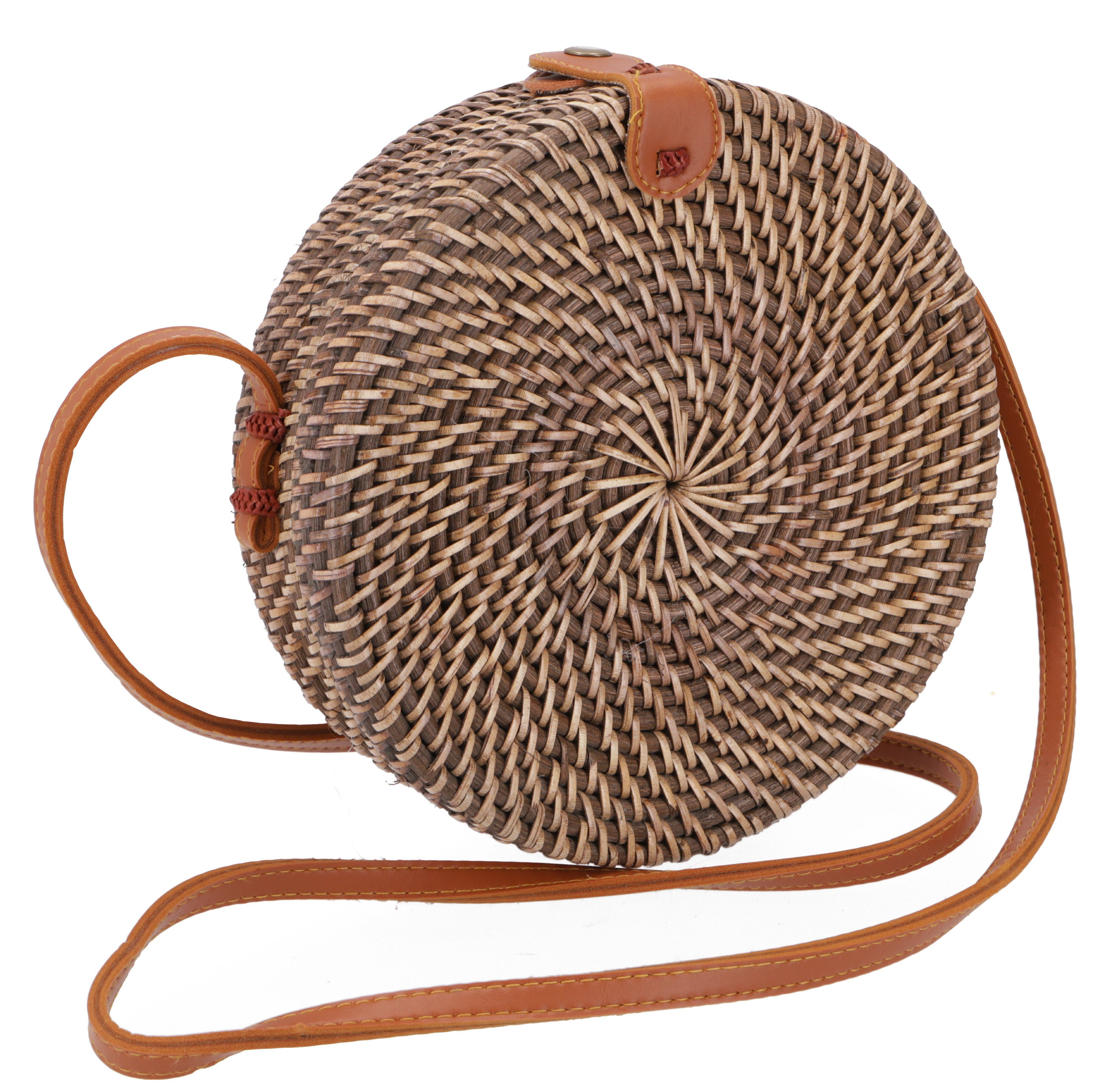 Guru-Shop Korbtasche Handtasche, Korbtasche,.. Geflochtene