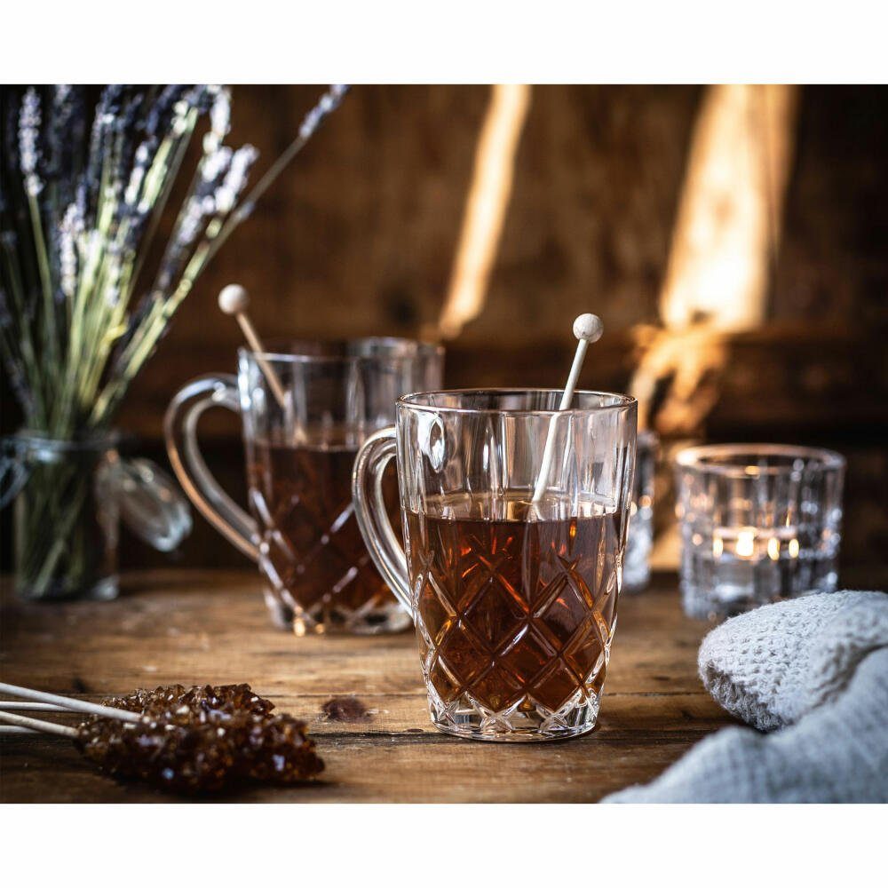Nachtmann Teeglas Teebecher Set Noblesse 2-tlg., 2-tlg., Kristallglas