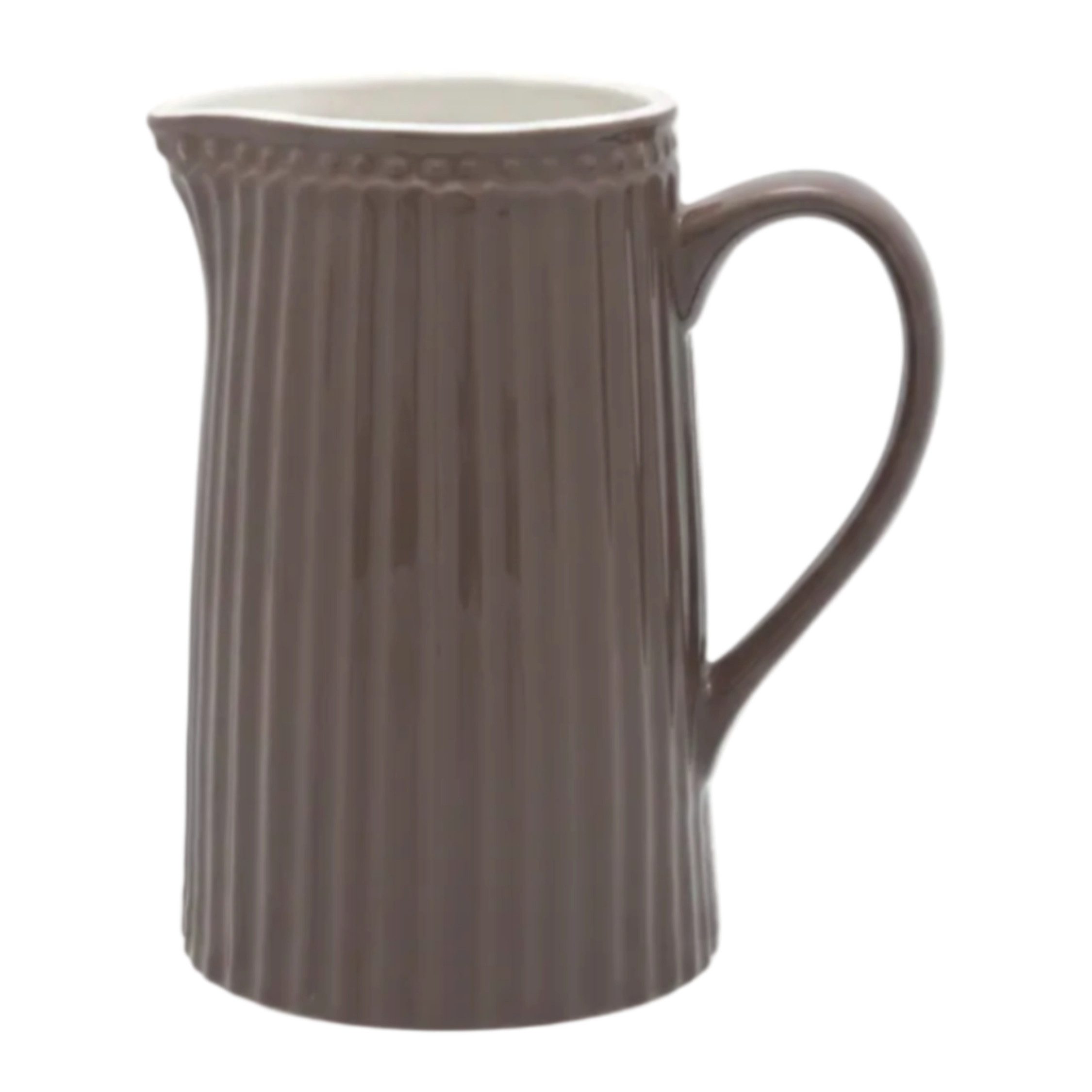 Greengate Wasserkrug GreenGate Krug Alice Schokolade 1L