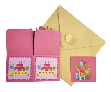 XDeer Grußkarten Geburtstagskarte,MUSIK & LICHTER & AUSBLASBARE KERZE, Klappkarte 3D Geburtstagskarten,Geburtstagsgeschenke
