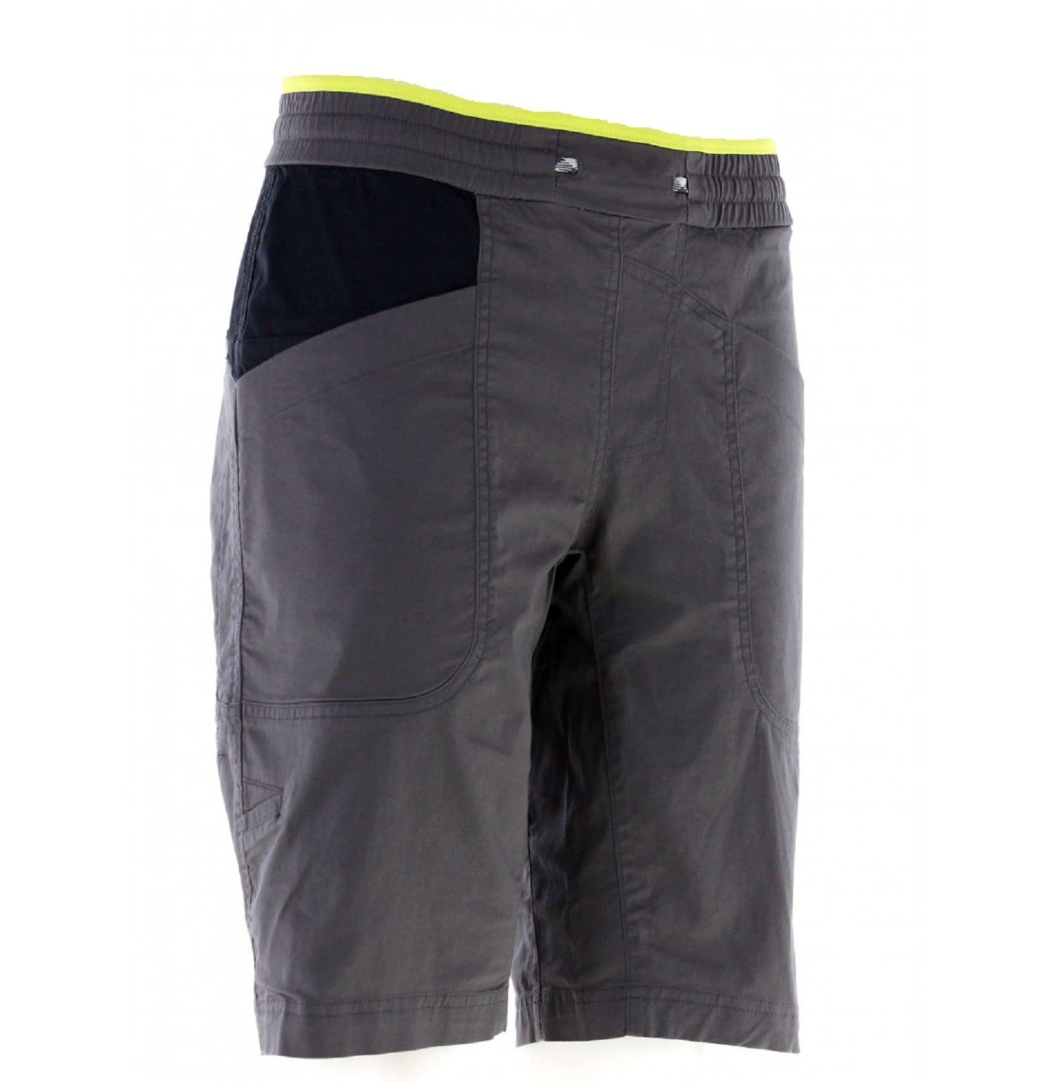 La Sportiva Strandshorts La Sportiva M Bleauser Short Herren Shorts Carbon - Lime Punch