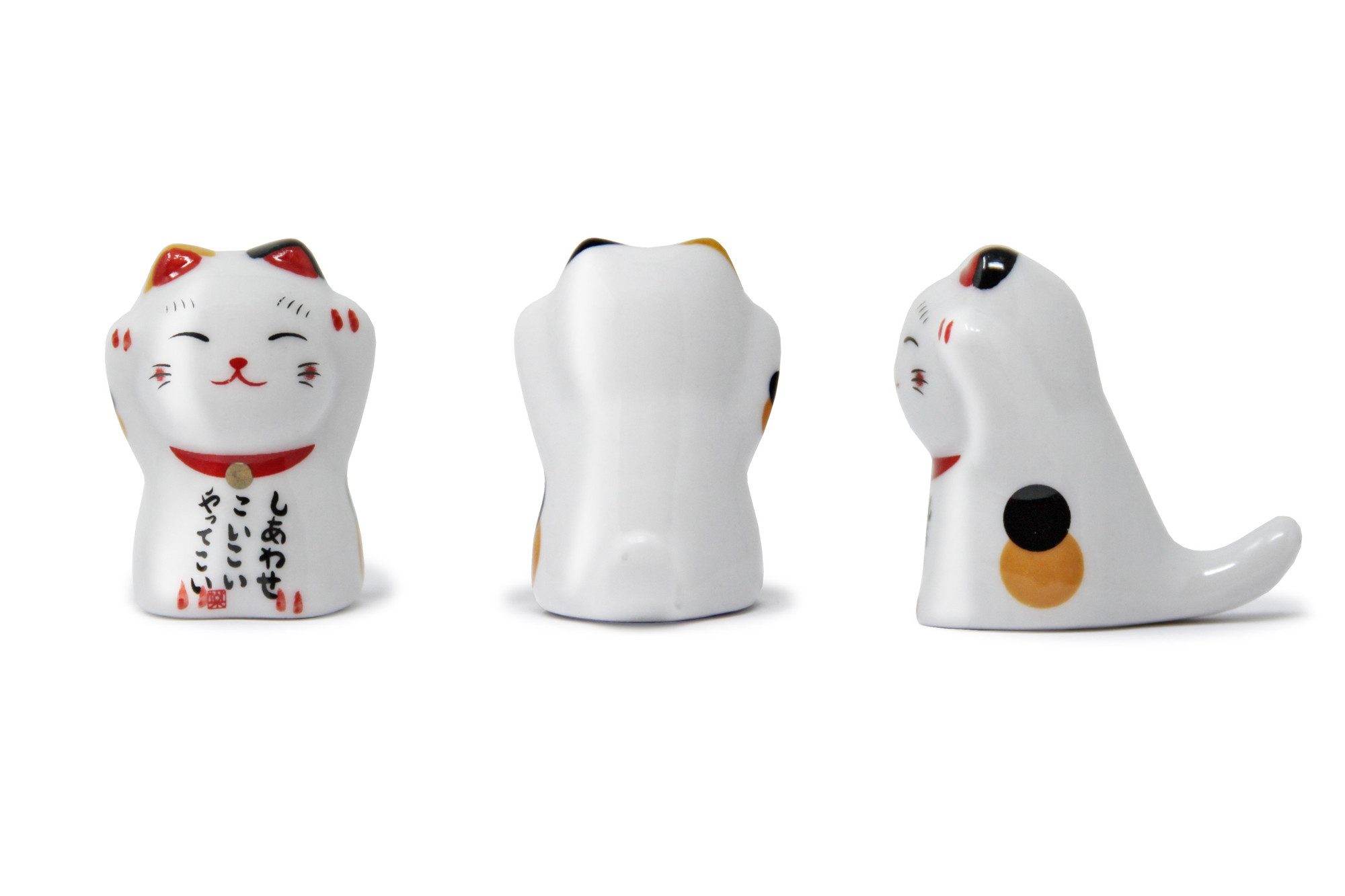 Quertee Tierfigur 2 x Katzen Deko für Katzenfreunde Geschenk Katze Glücksbringer (2 St)