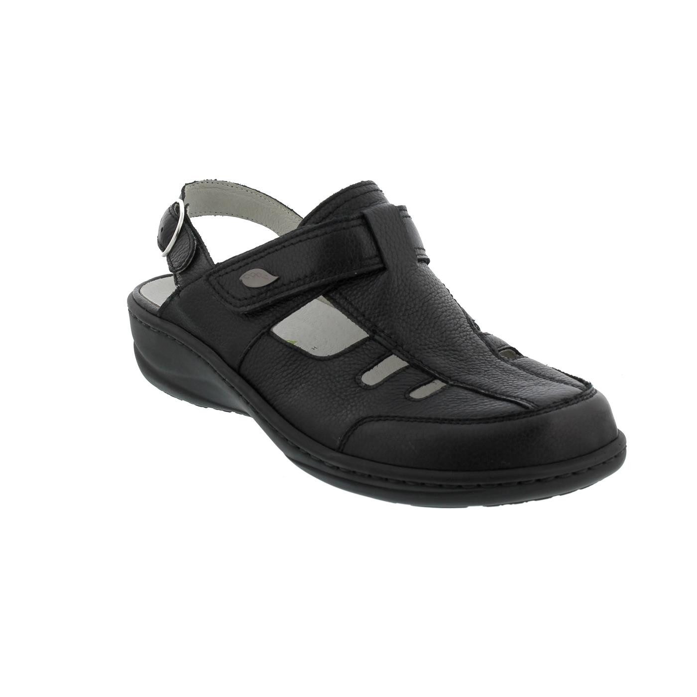 Waldläufer Waldläufer Heria, Clog, Pigalle (Glattleder), schwarz, Klettvers günstig online kaufen