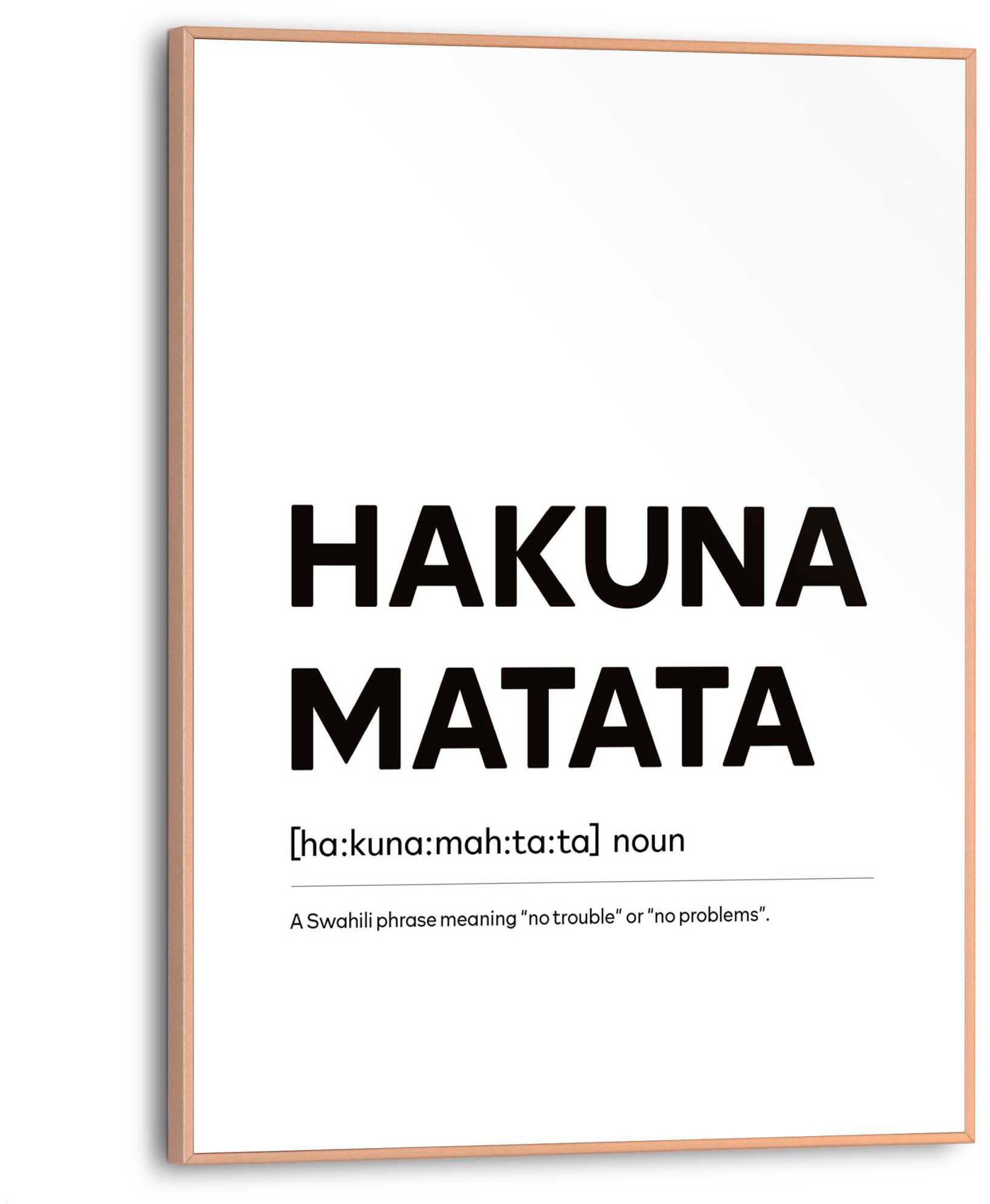 Reinders! Poster Hakuna Matata