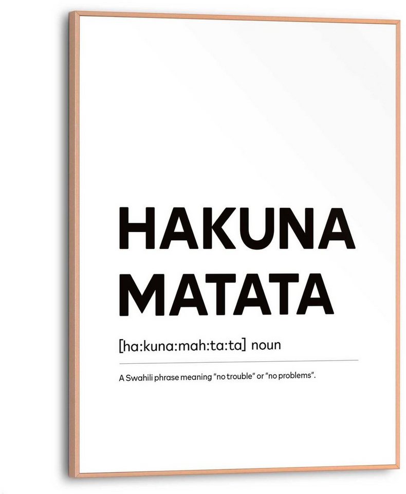 Reinders! Poster Hakuna Matata, Mix & Match einfach in verschiedenen Motive  und Größen zu kombinieren