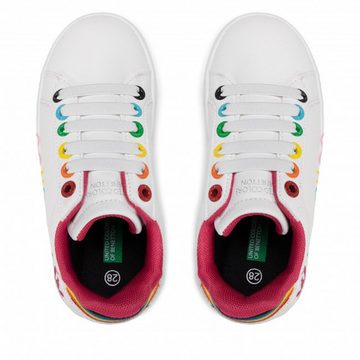United Colors of Benetton Kinder Sneaker SWITLY MULTI LTX - white/fucsia Sneaker