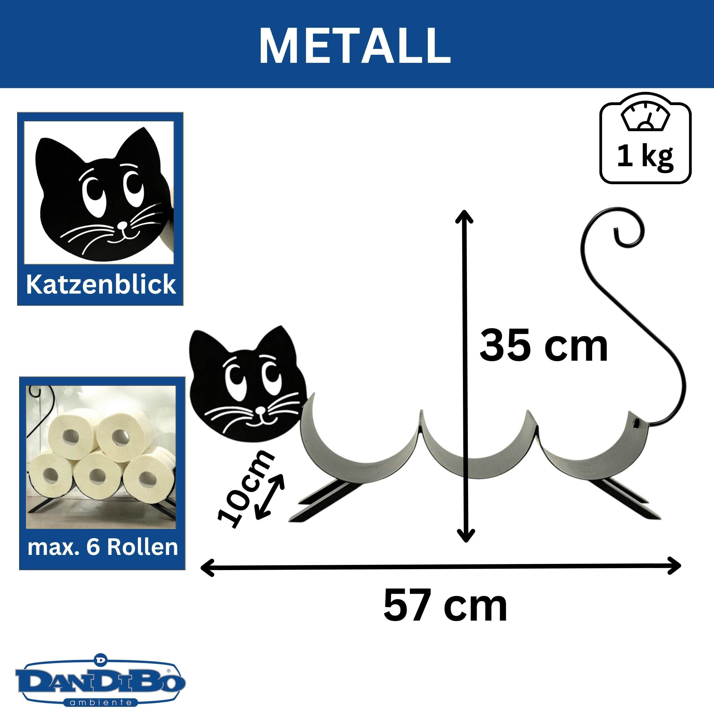 DanDiBo Toilettenpapierhalter Stehend Katze Klopapierhalter WC Rollenhalter günstig online kaufen