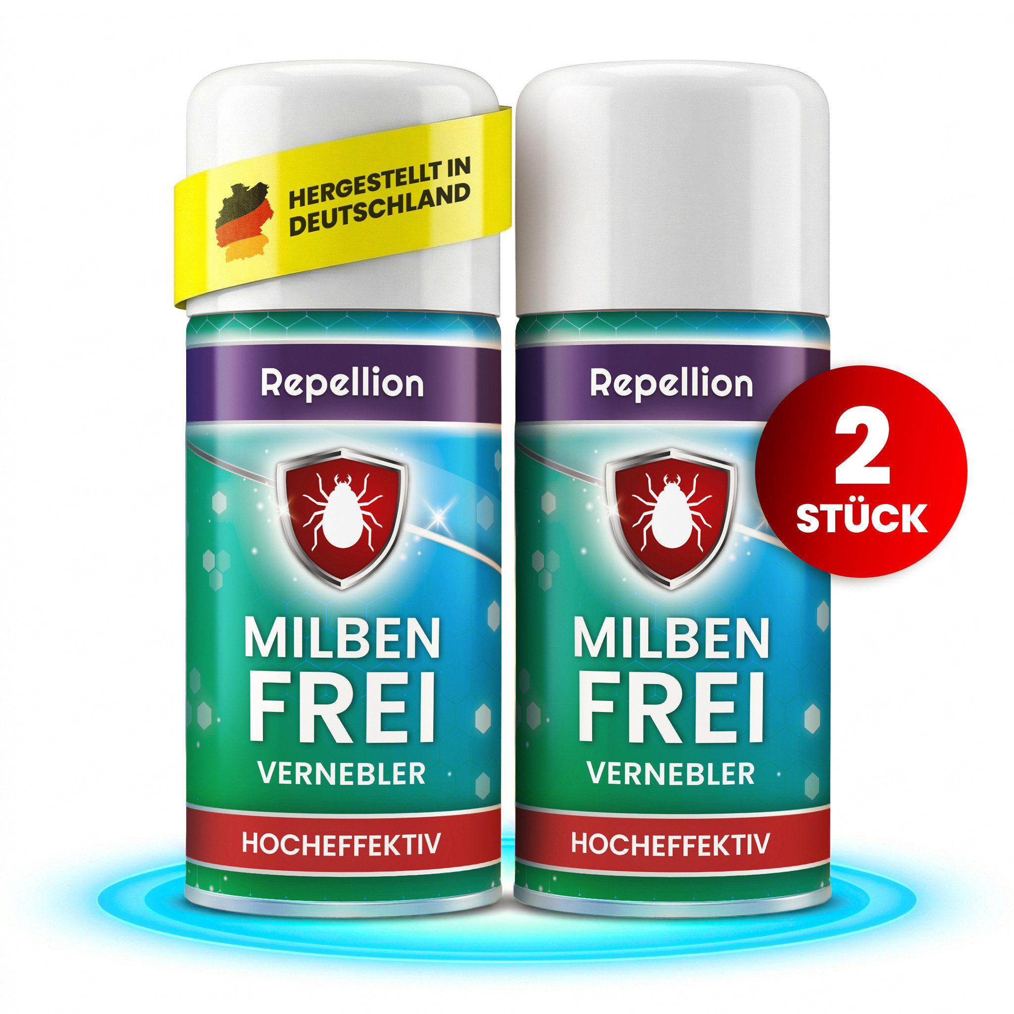 Repellion Insektenspray Anti Milben Fogger für Matratzen & Wohnräume, 300 ml, Intensiver Milbennebel gegen Hausstaubmilben & zum Milben bekämpfen