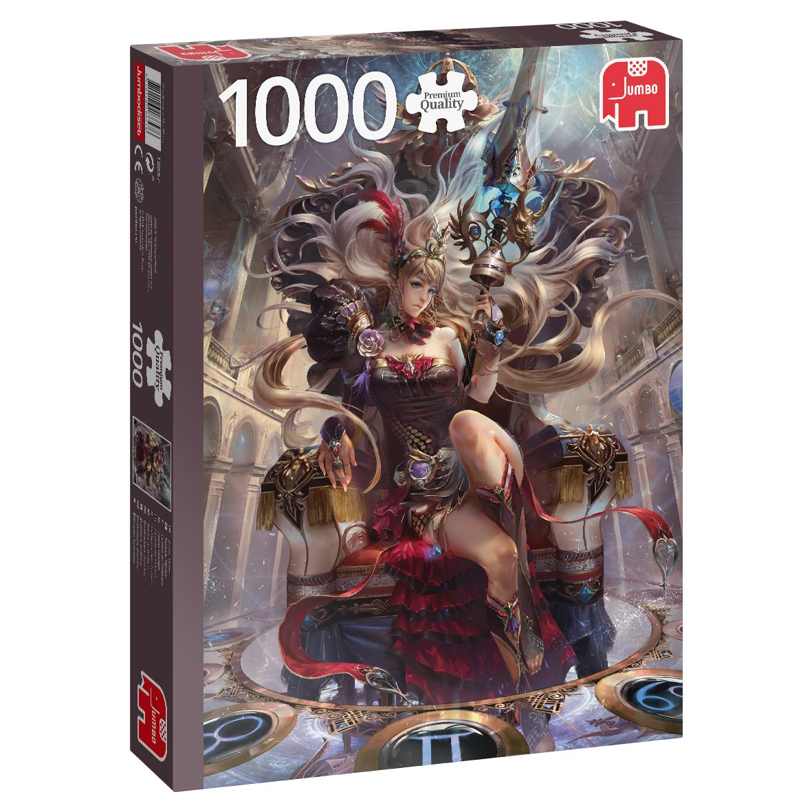 Jumbo Spiele Puzzle Tierkreis-Königin 1000 Teile Puzzle, 1000 Puzzleteile, Made in Europe