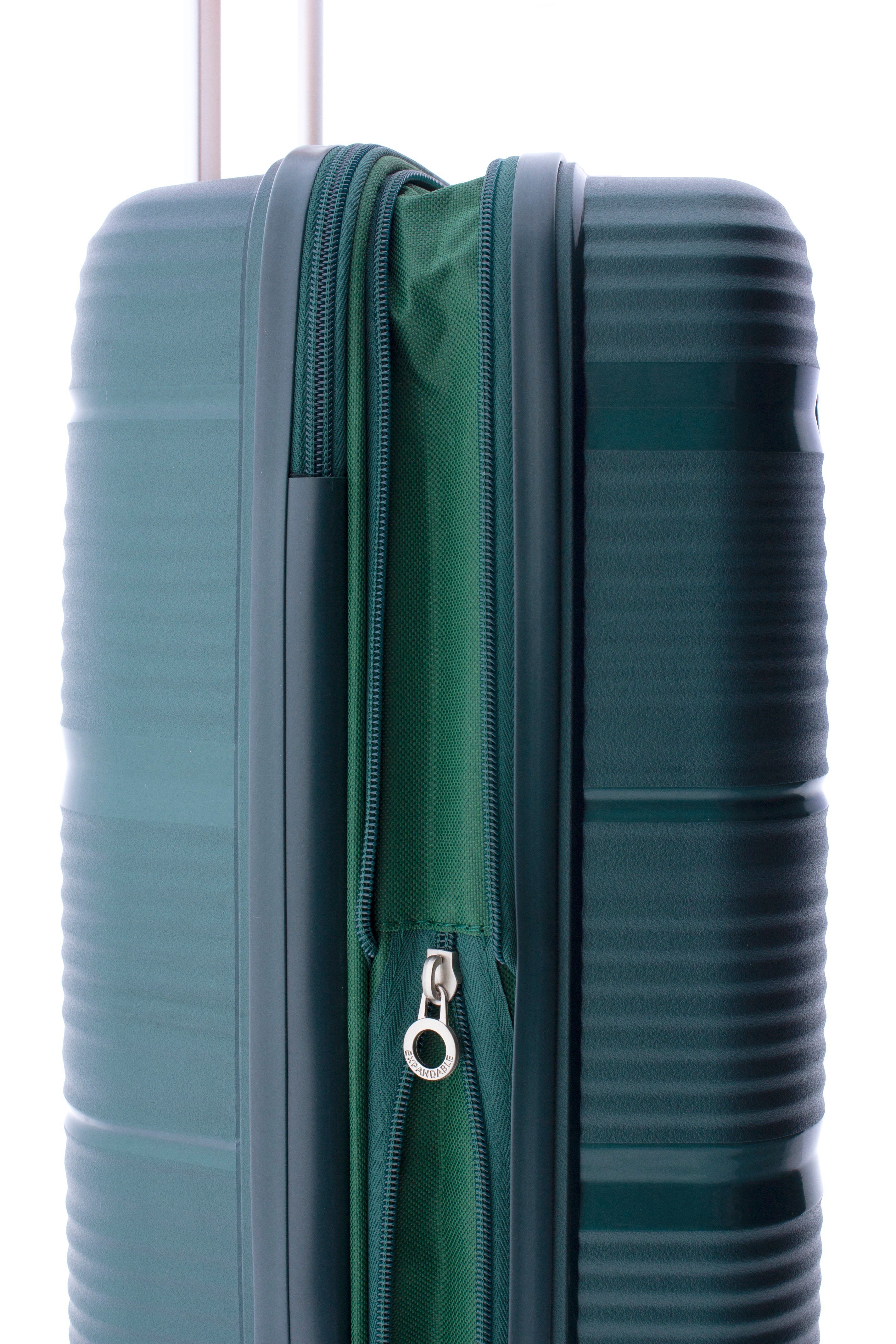 GLADIATOR Hartschalen-Trolley Koffer XL - 76 cm, 4 Rollen, TSA, Dehnfalte, div. Farben