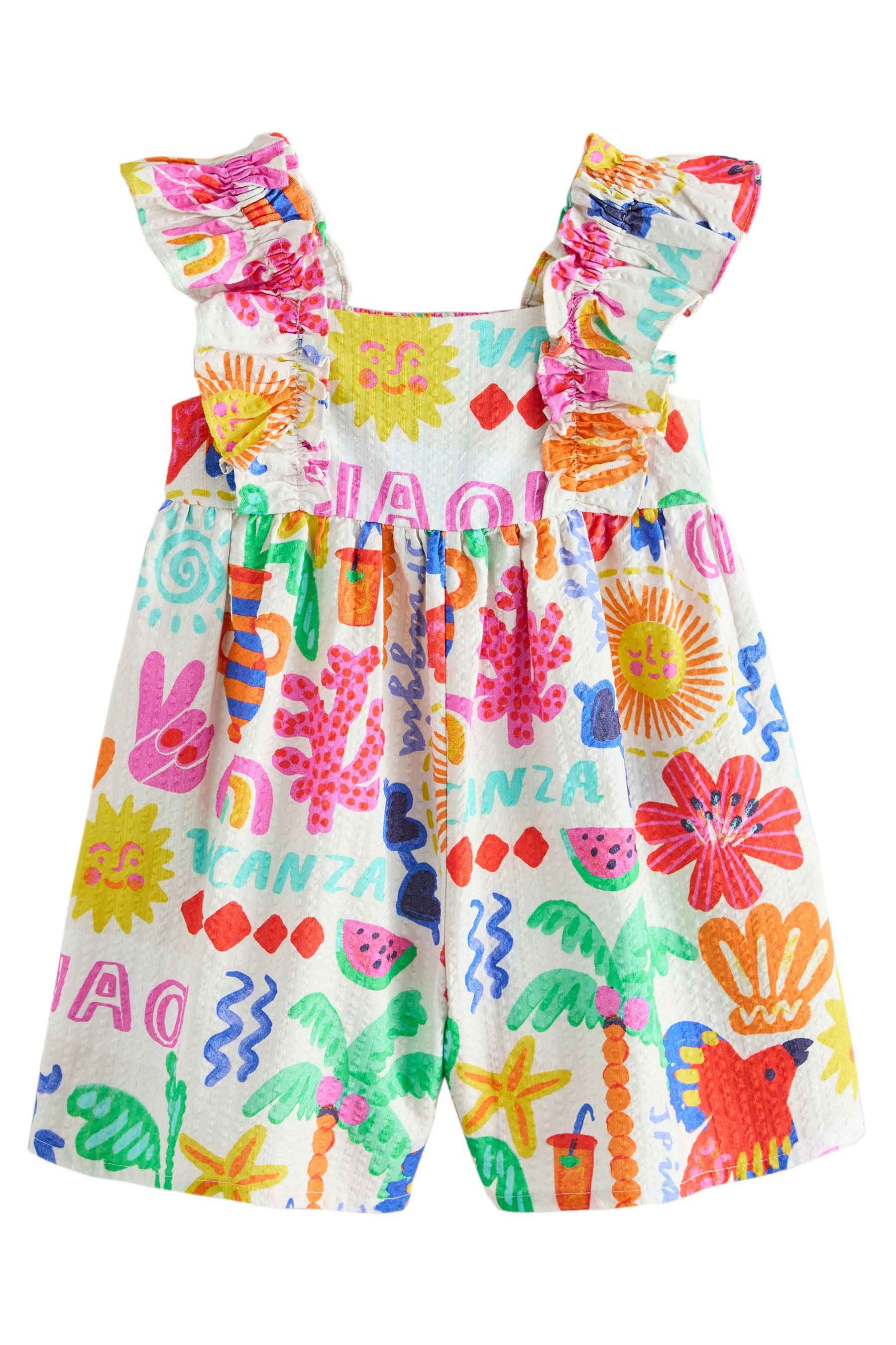 Next Playsuit Overall mit Rüschen (1-tlg)