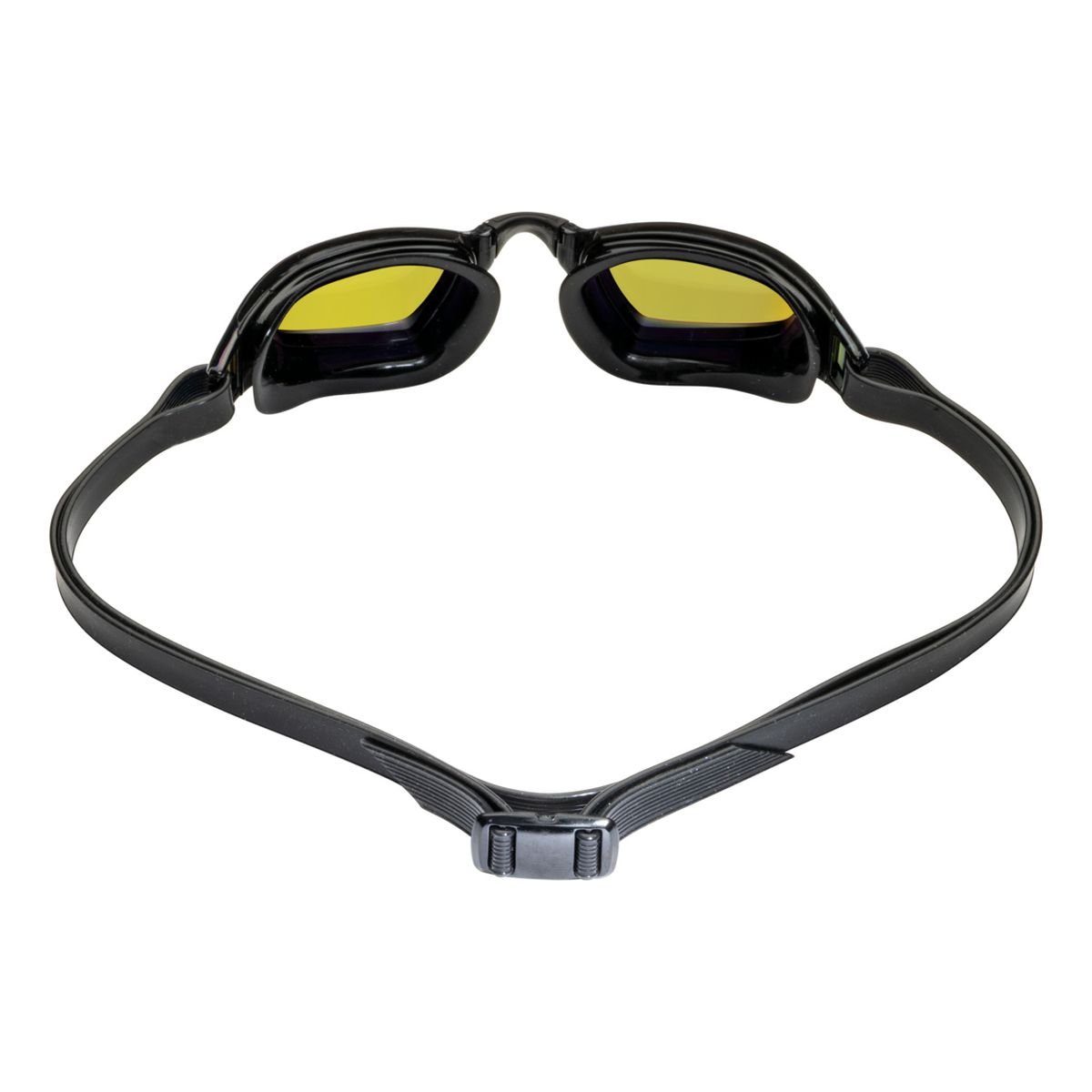 Schwimmbrille Titanium Aquasphere Mirror XCeed schwarz/gelb