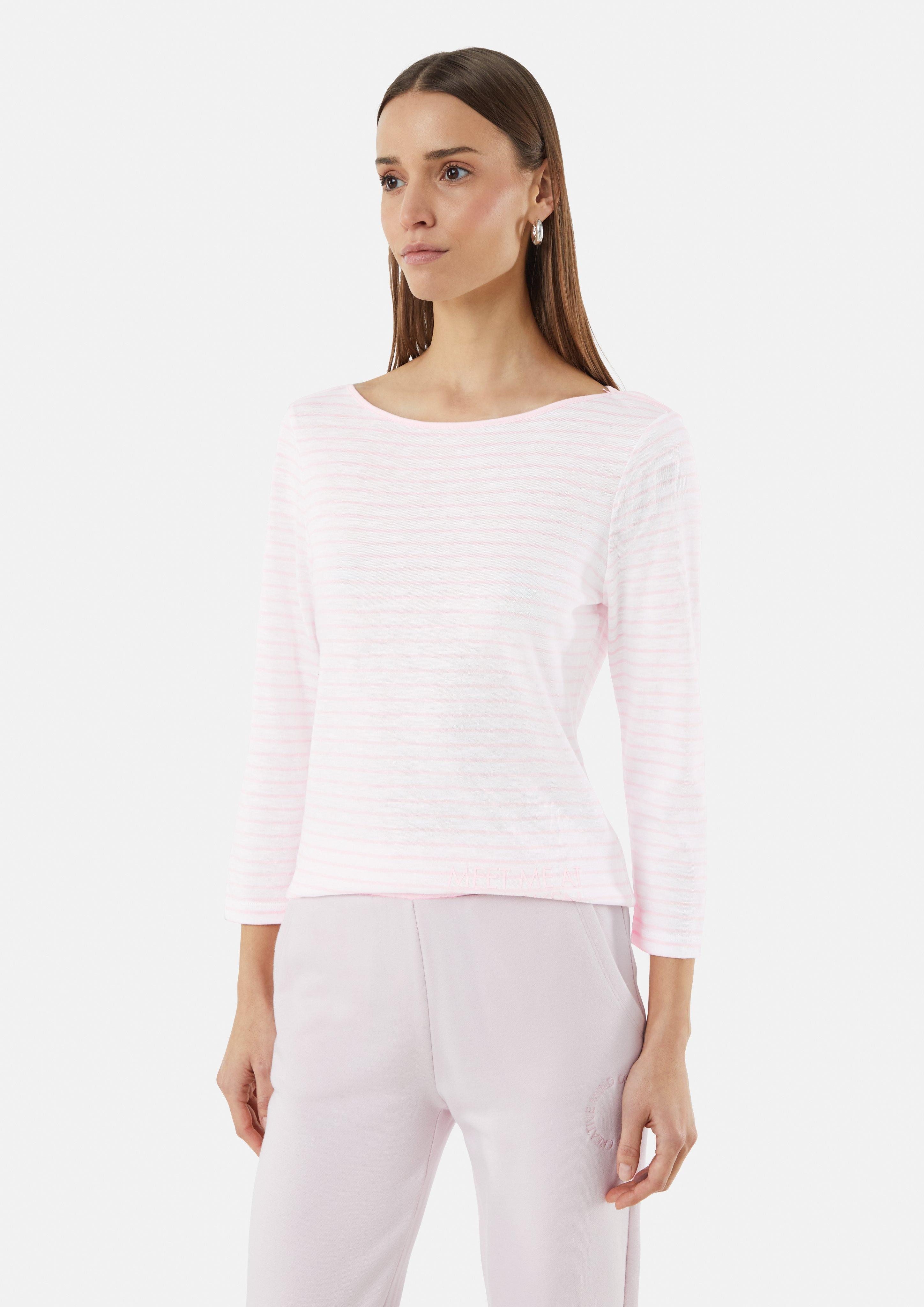 comma casual identity 3/4-Arm-Shirt Streifenshirt mit günstig online kaufen