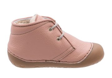 Ocra Ocra Schuhe Lauflernschuhe mit Lammfell A330 pflanz. geg. rosa Schnürstiefelette