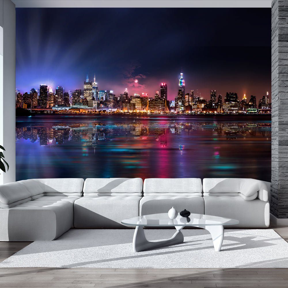 KUNSTLOFT Vliestapete Romantic moments in New York City 1x0.7 m, halb-matt, lichtbeständige Design Tapete