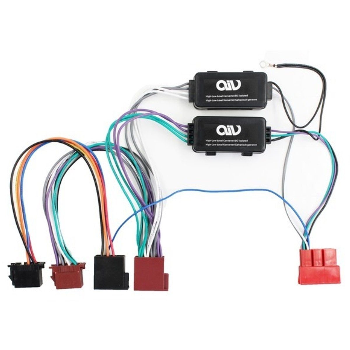Aktiv-System Auto-Radio ISO zu AIV Autoradio-Adapter Einbau OEM Mini-ISO Verkablung Mini-ISO Hersteller, OEM Auto-Adapter Ermöglich mit