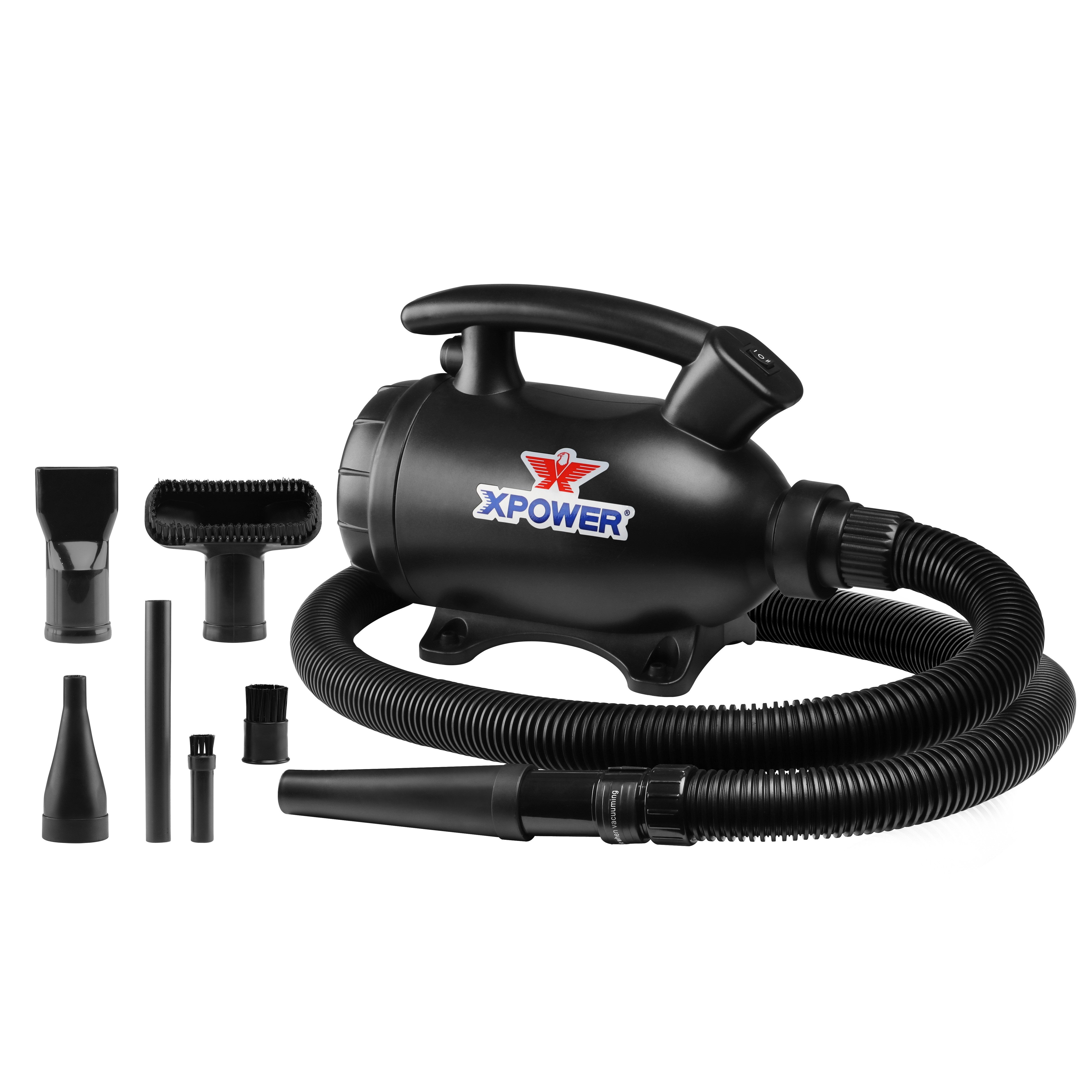 XPOWER Handstaubsauger A-5 Angetriebener Luftreiniger Luftpumpe Kompakter Trockner & Vakuum, 1000 W, mit Beutel, 2-in-1-Gebläse und VakuumfunktionFilter reinigen können