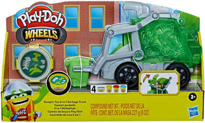 Hasbro Knete Play-Doh Wheels 2-in-1 Müllabfuhr
