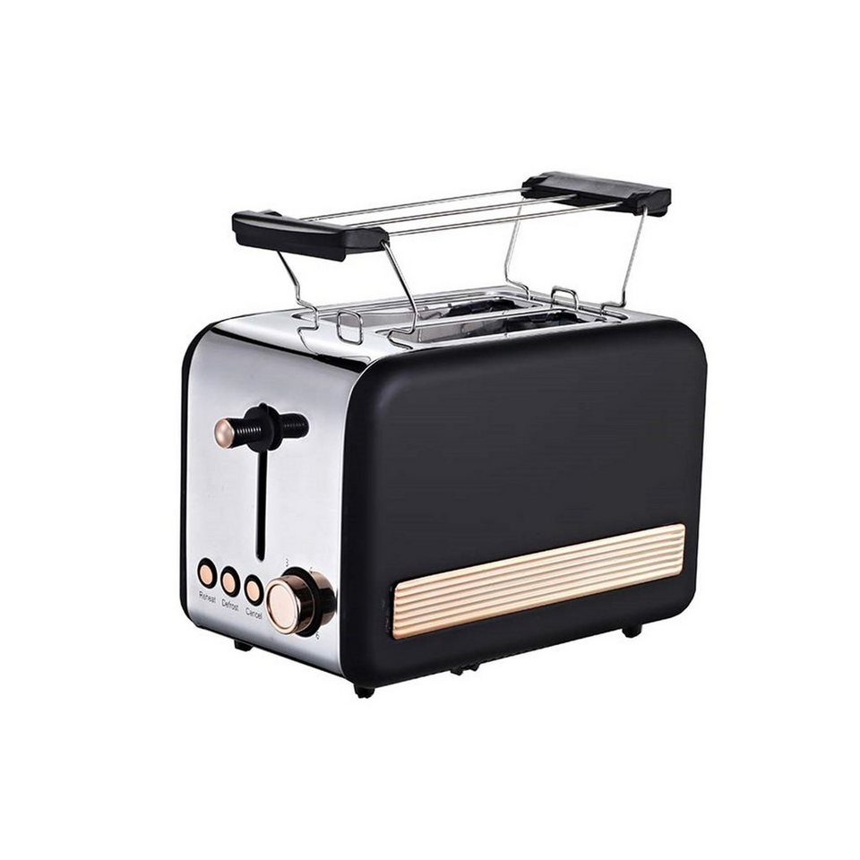 Michelino Toaster 2 Scheiben Toaster Deluxe Retro, 850 W